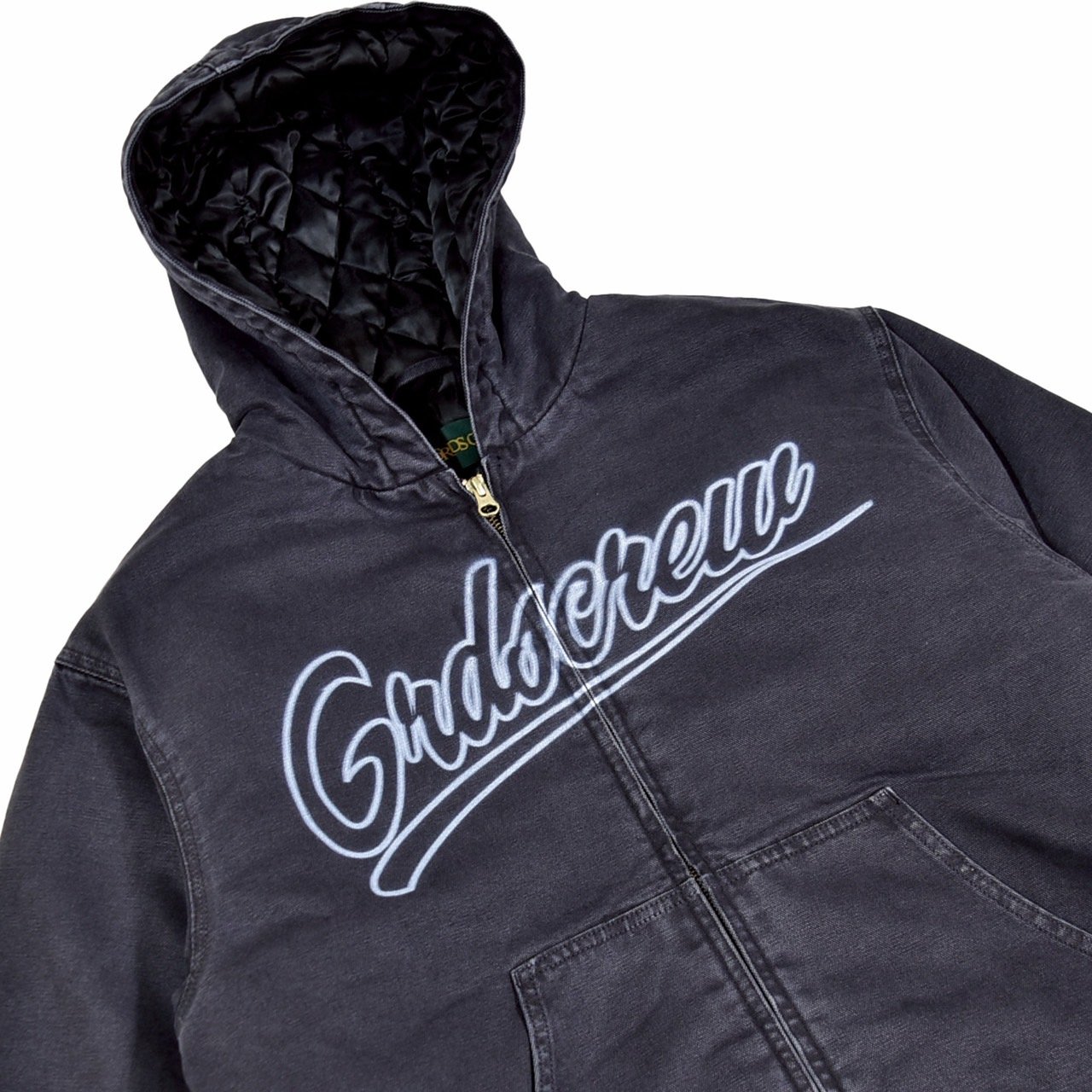 WASHED DENIM HOODIE JACKET(水洗黑)