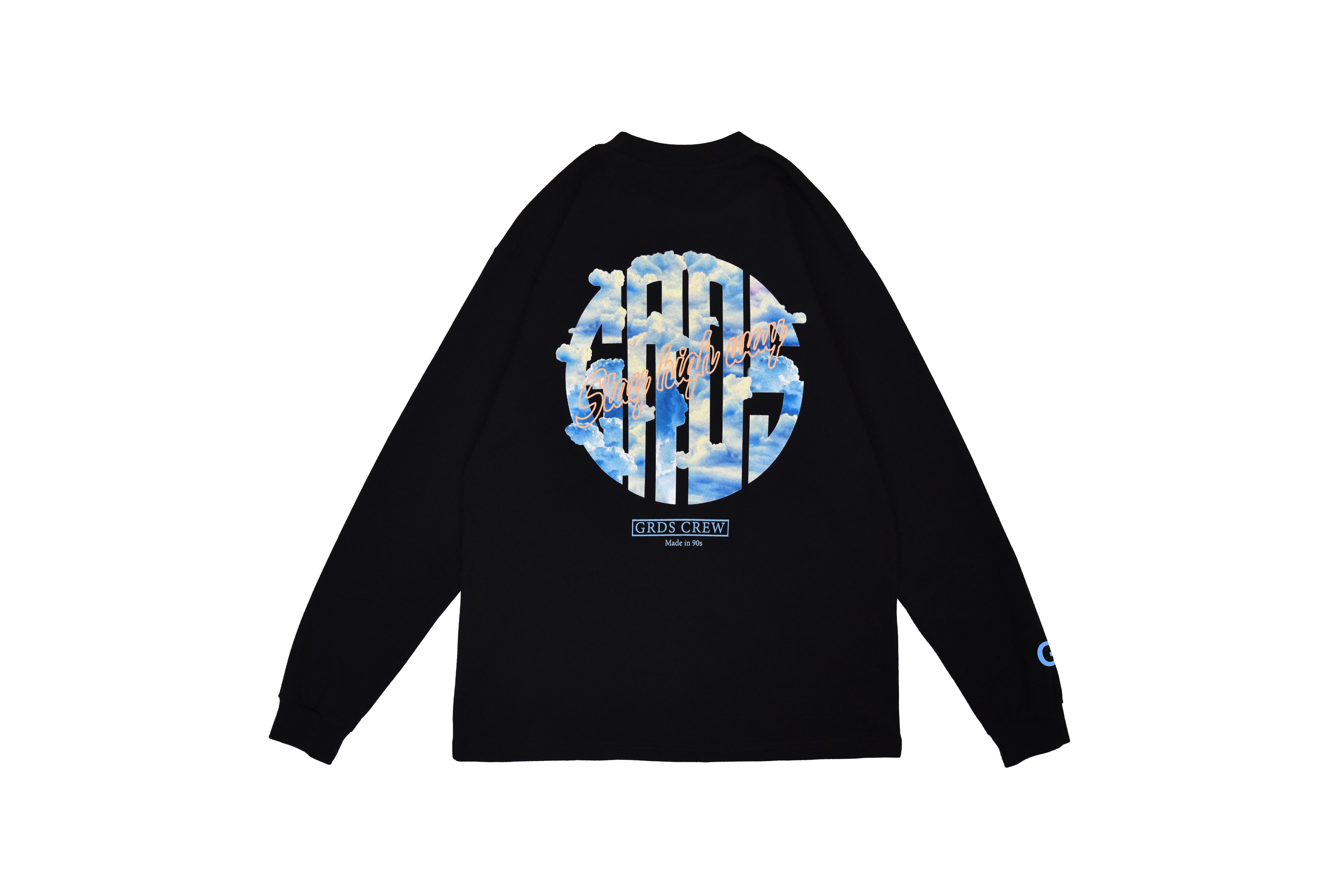 STAY HIGH WAY L/S T-Shirt 雲朵薄長袖(黑) STAY HIGH WAY L/S T-Shirt 雲朵薄長袖(黑)