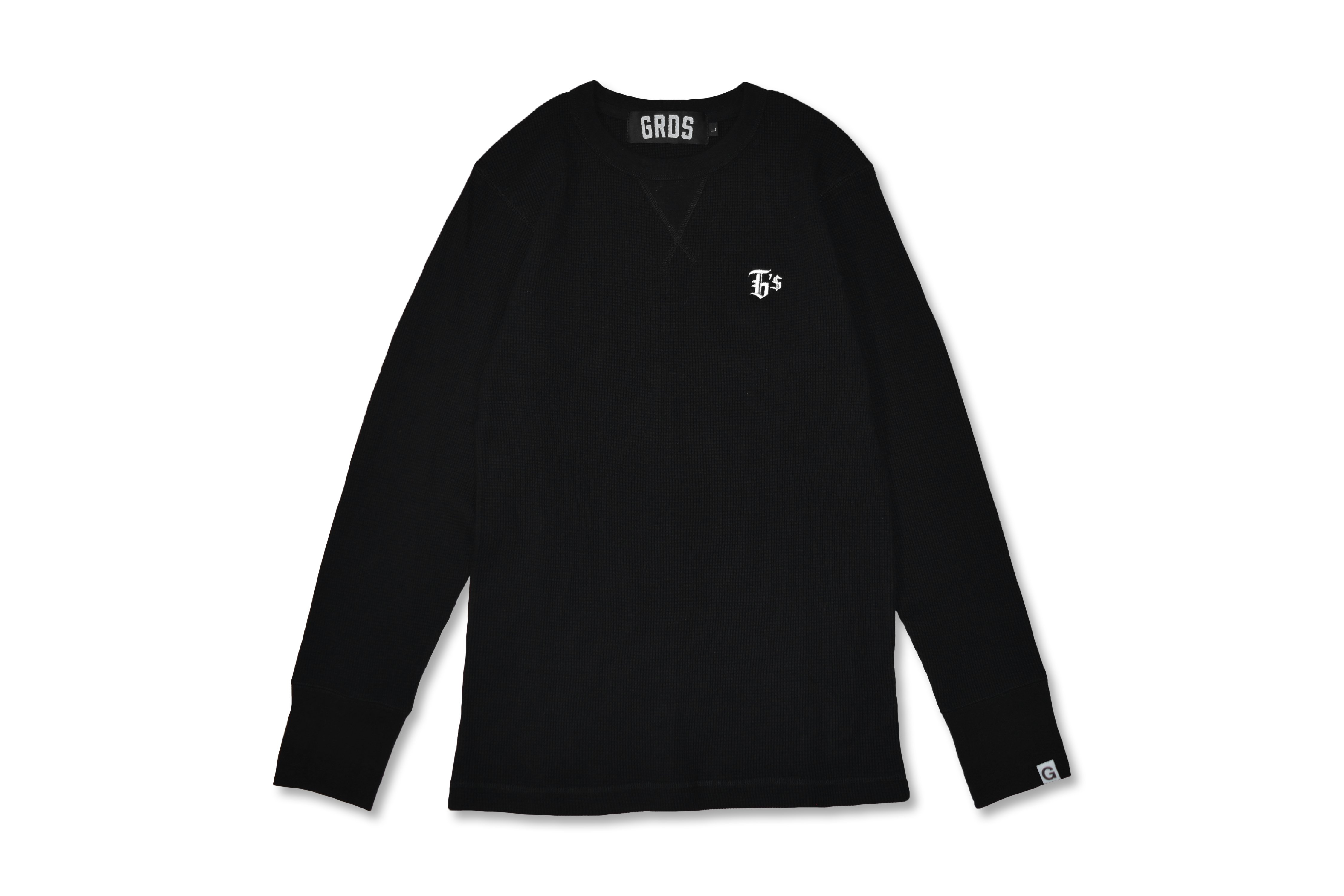 G'$ Goethe WAFFLE LONG SLEEVE TEE(黑) G'$ Goethe WAFFLE LONG SLEEVE TEE(黑)