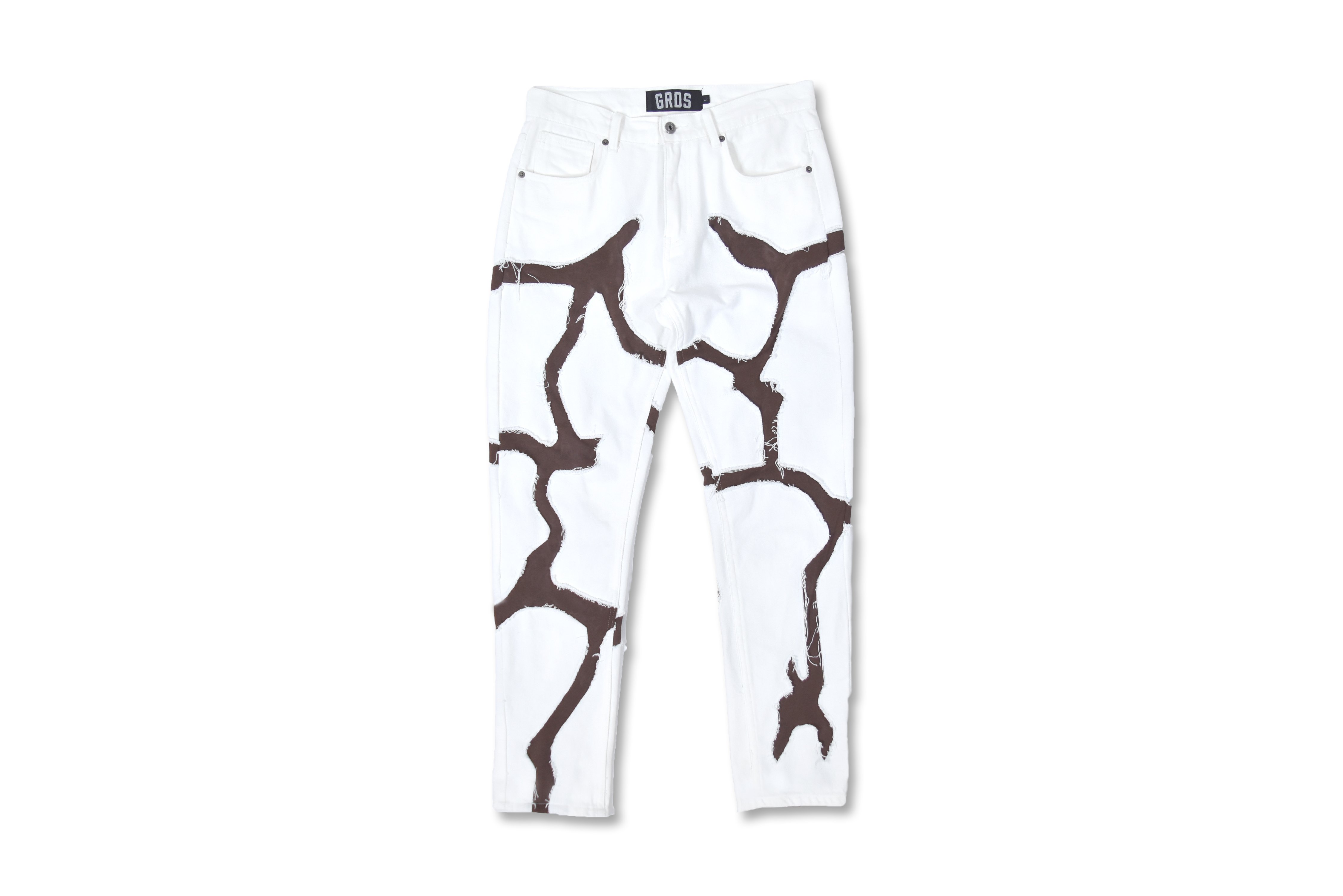 RIVER PATCH JEANS(白) RIVER PATCH JEANS(白)