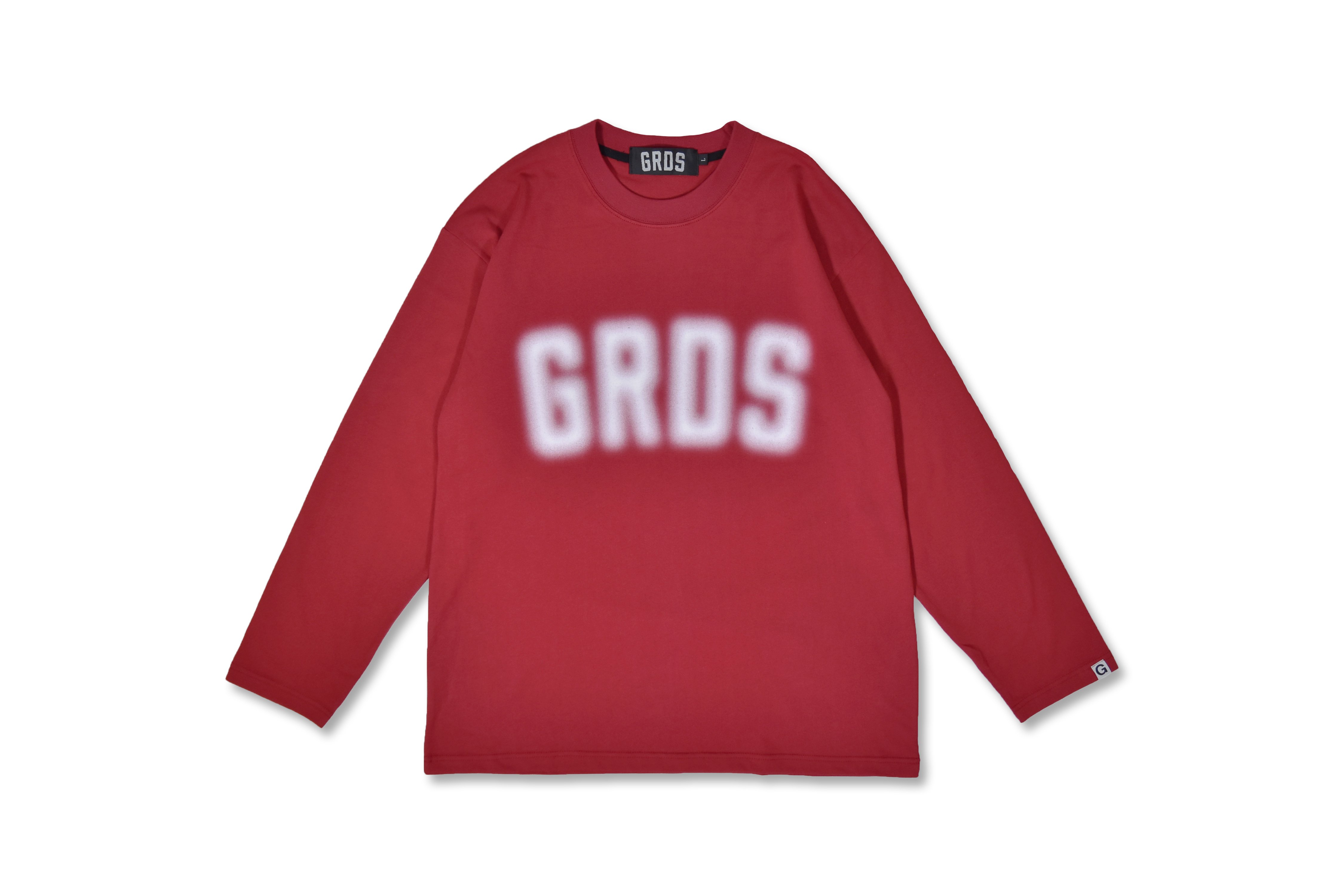 OUT OF FOCUS LOGO L/S TEE(紅) OUT OF FOCUS LOGO L/S TEE(紅)