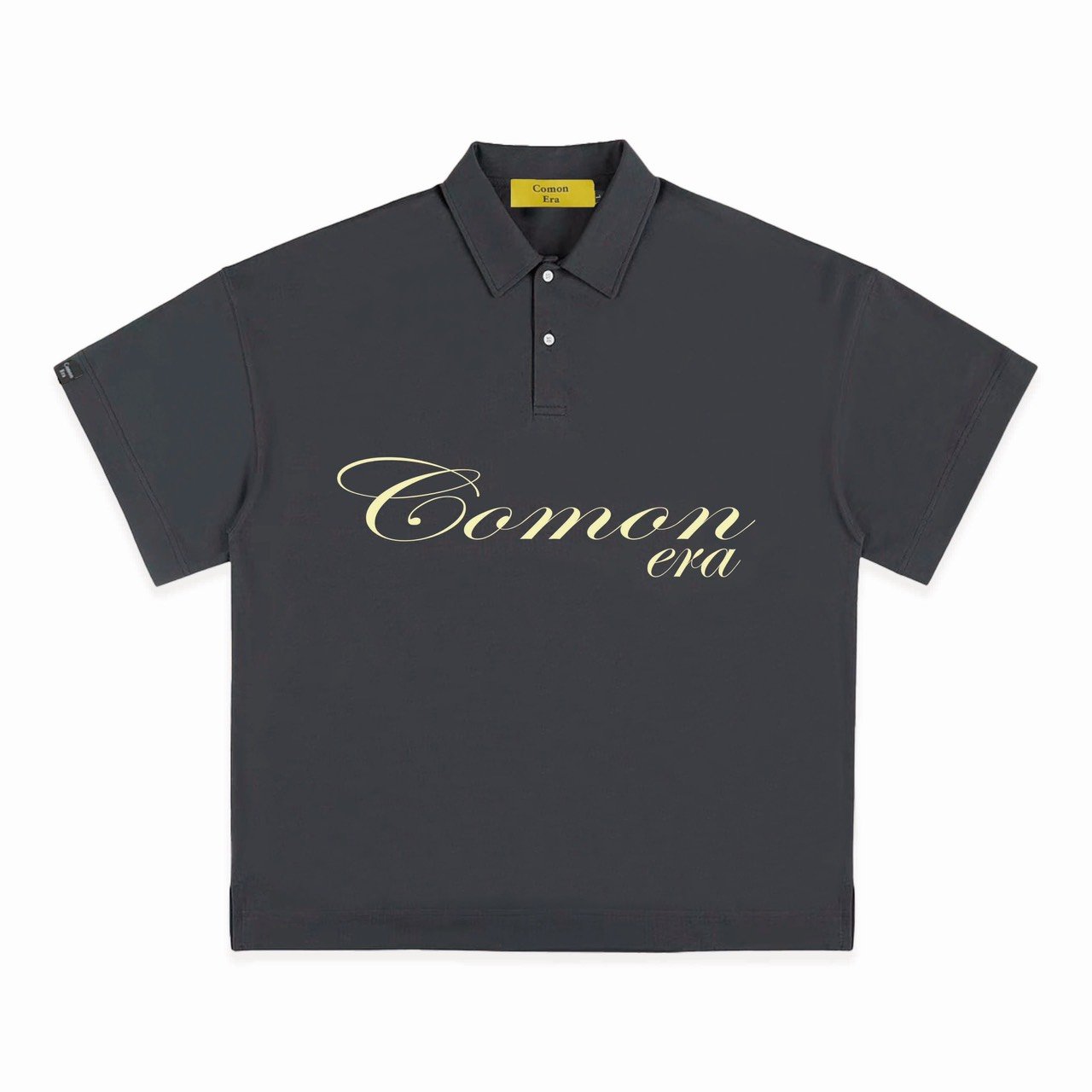 CURSIVE POLO TEE(灰)