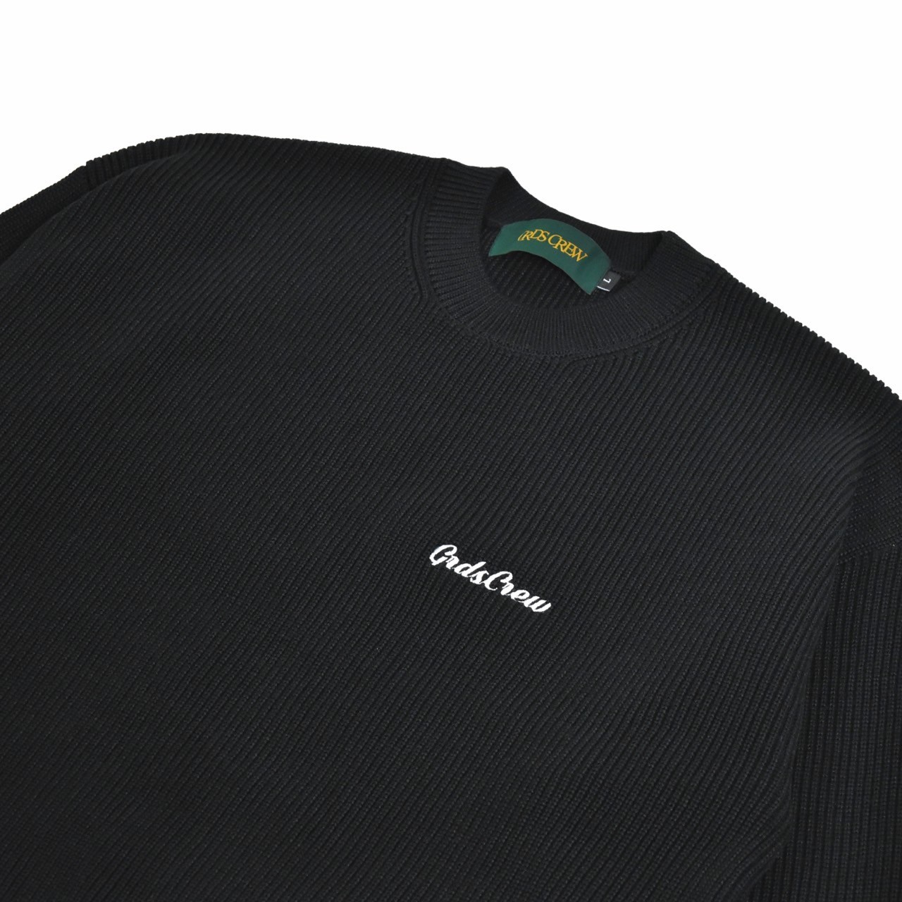 SWASHES LOGO KNIT SWEATER(黑)