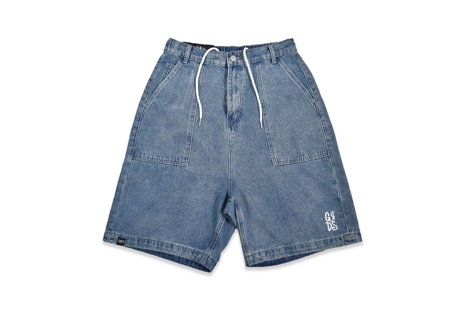 SQUIGGLE DENIM SHORTS(藍) SQUIGGLE DENIM SHORTS(藍)