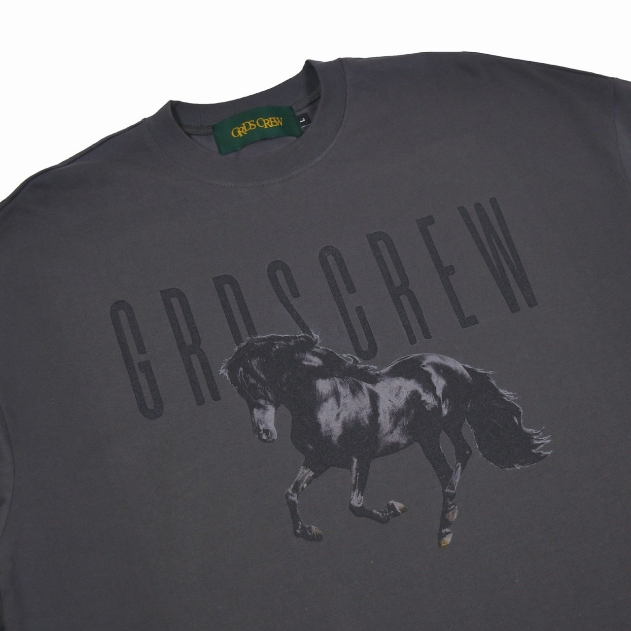 DARK HORSE L/S TEE(深灰)