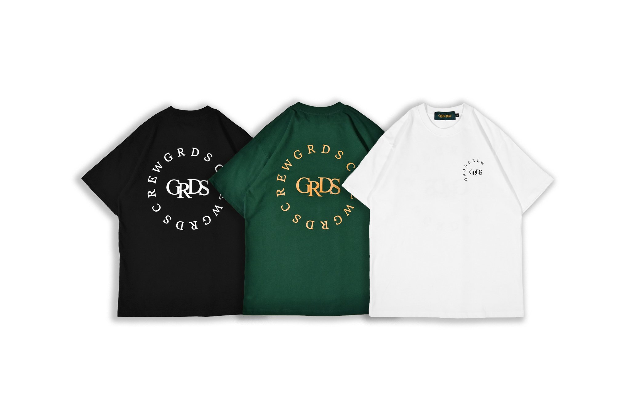 BASIC ROUND T-Shirt 錯位圓圈短袖上衣(黑/白/墨綠) BASIC ROUND T-Shirt 錯位圓圈短袖上衣(黑/白/墨綠)