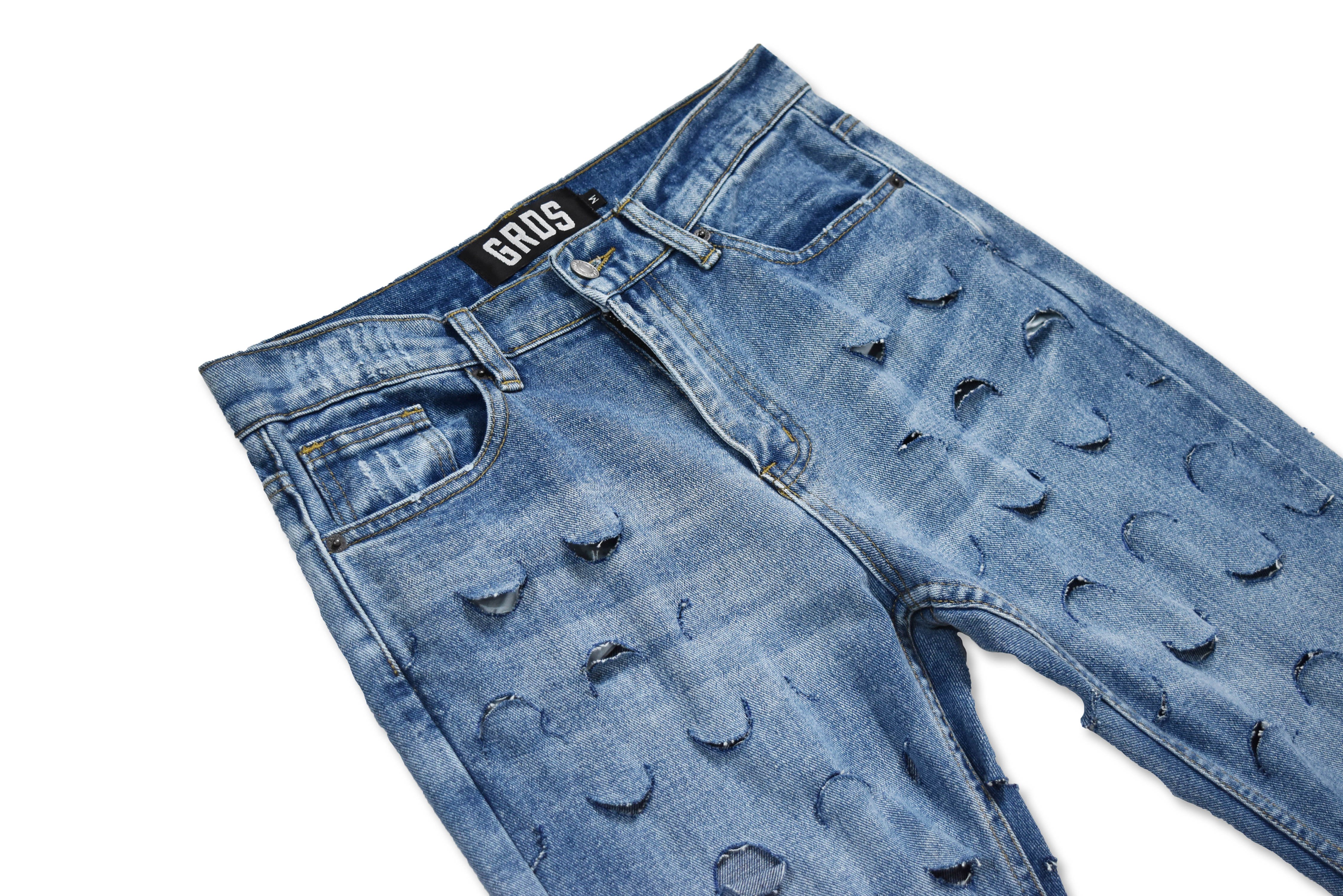 BULLET HOLE JEANS 彈孔牛仔褲