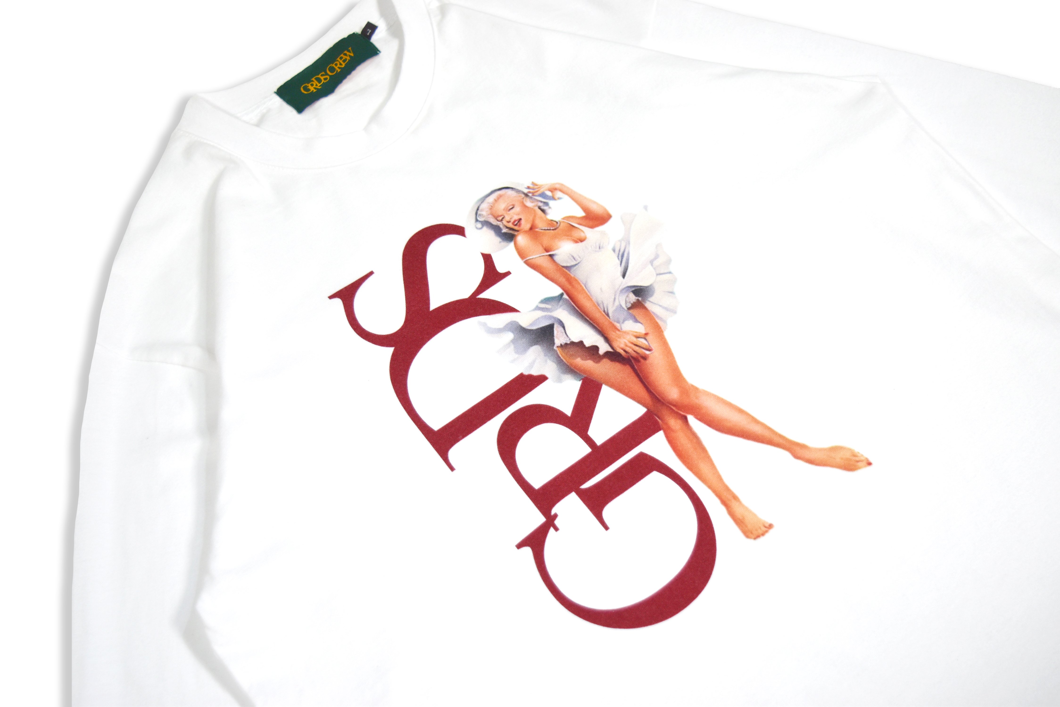 SEXY LADY L/S TEE(白)