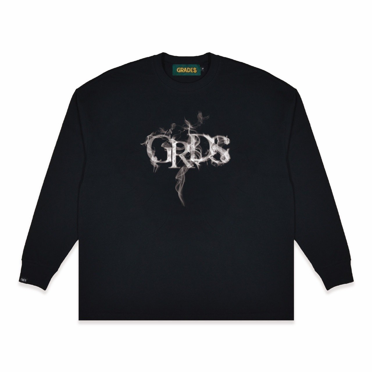 SMOKE LOGO L/S Tee(黑)