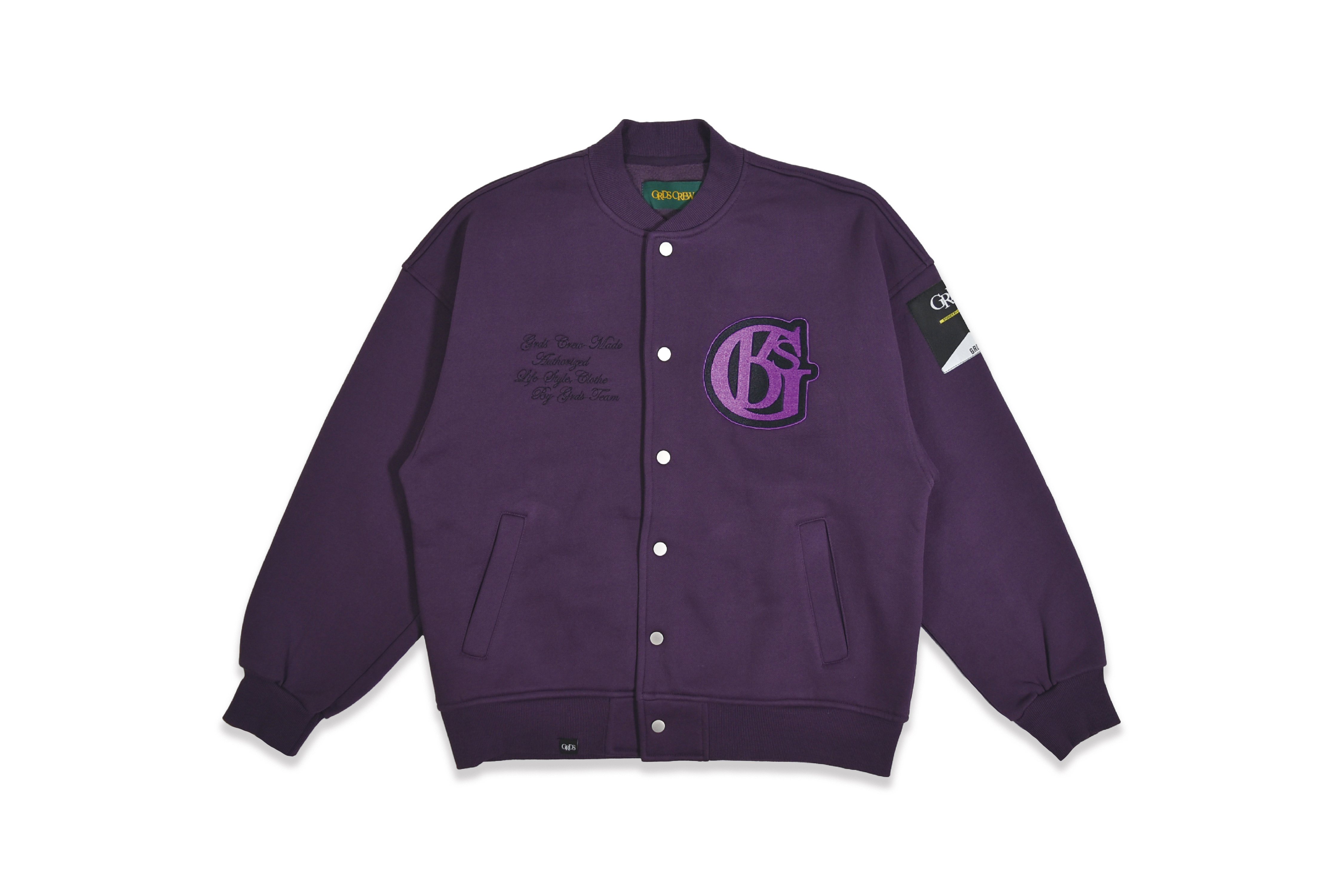 THE SIGN VARSITY JACKET(紫) THE SIGN VARSITY JACKET(紫)