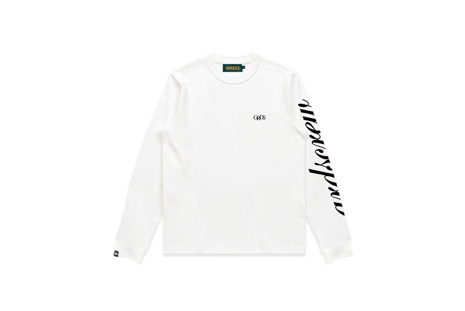 SCRIPT SLEEVE L/S Tee(白) SCRIPT SLEEVE L/S Tee(白)