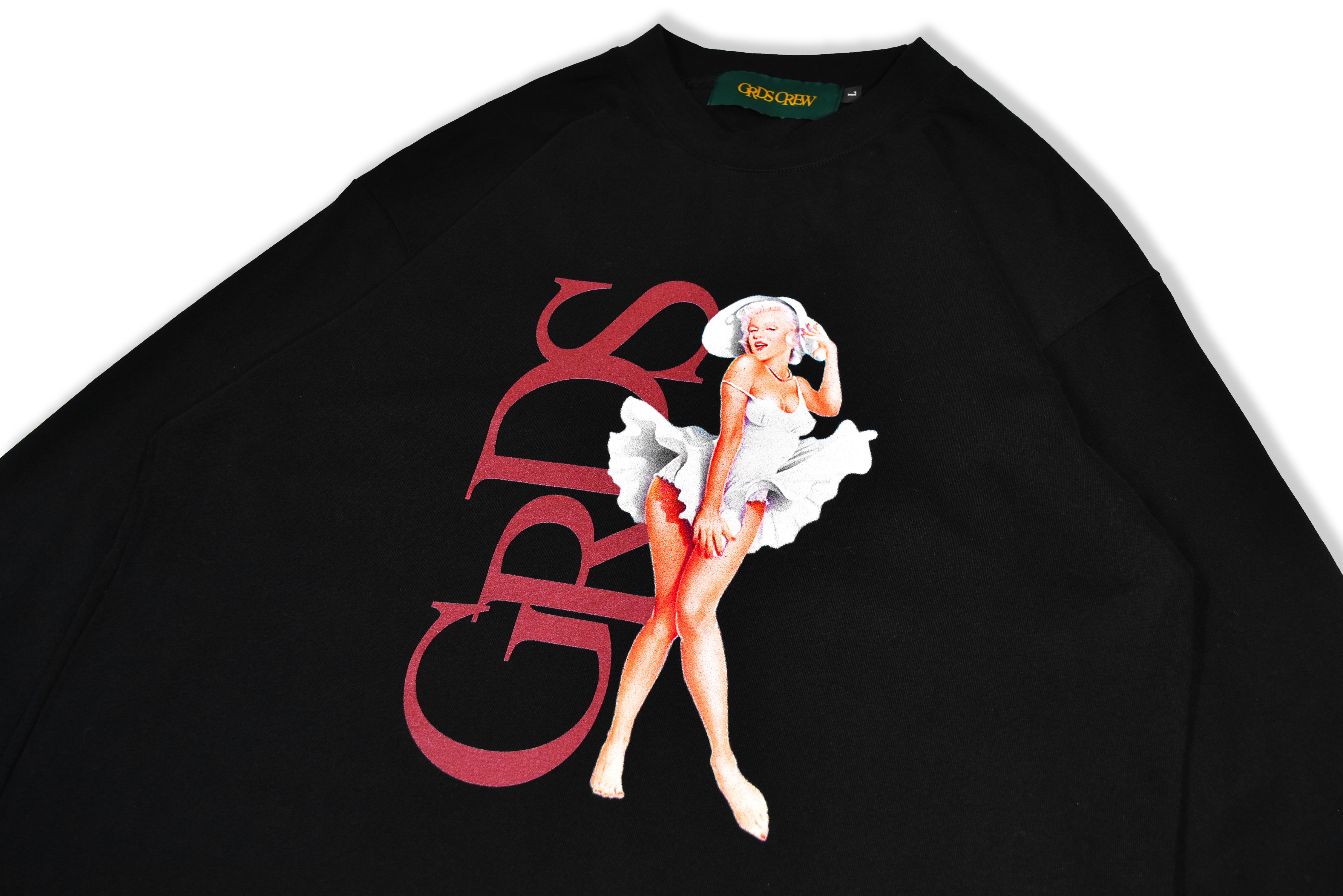 SEXY LADY L/S TEE(黑)