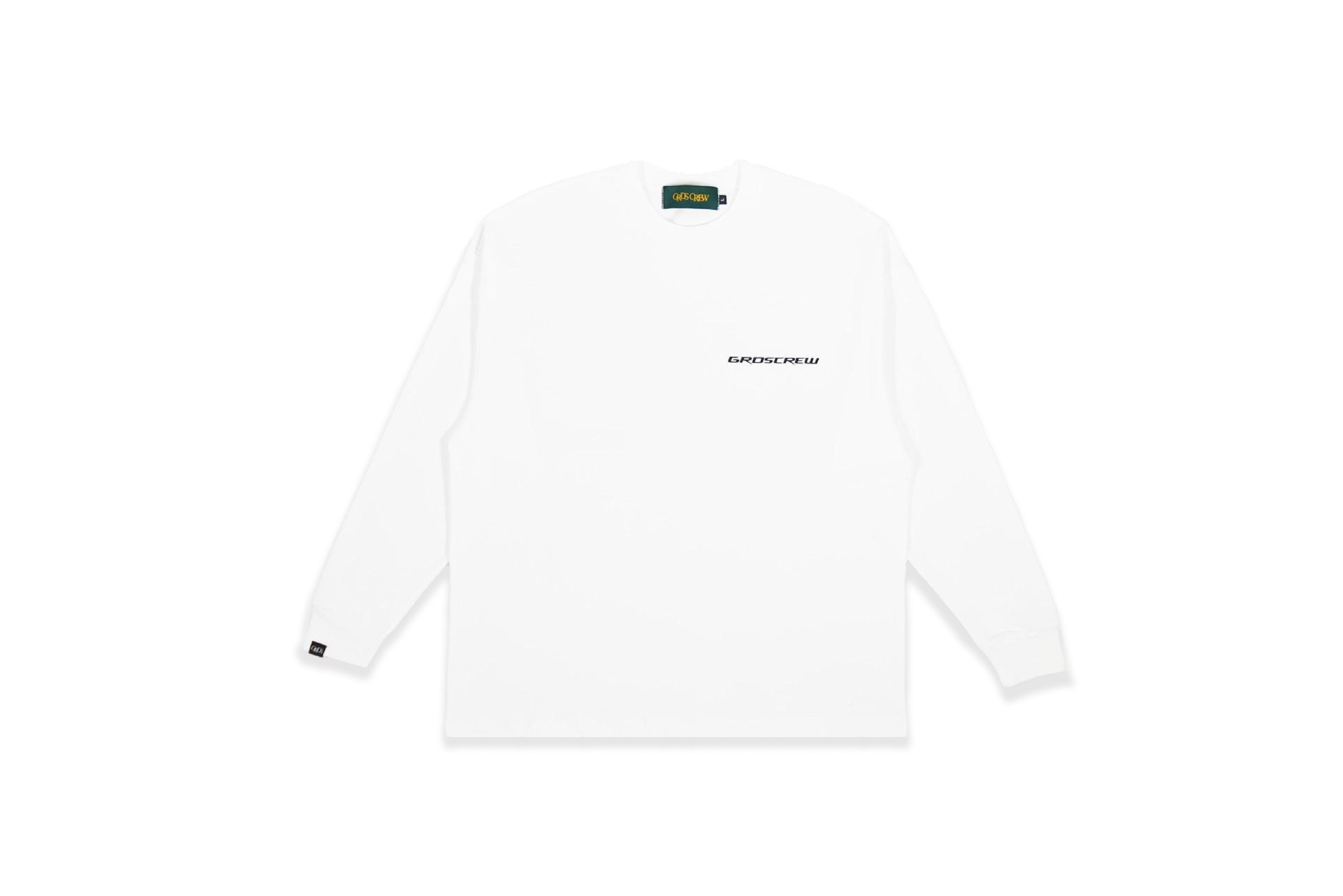 RACING LOGO L/S TEE(白) RACING LOGO L/S TEE(白)