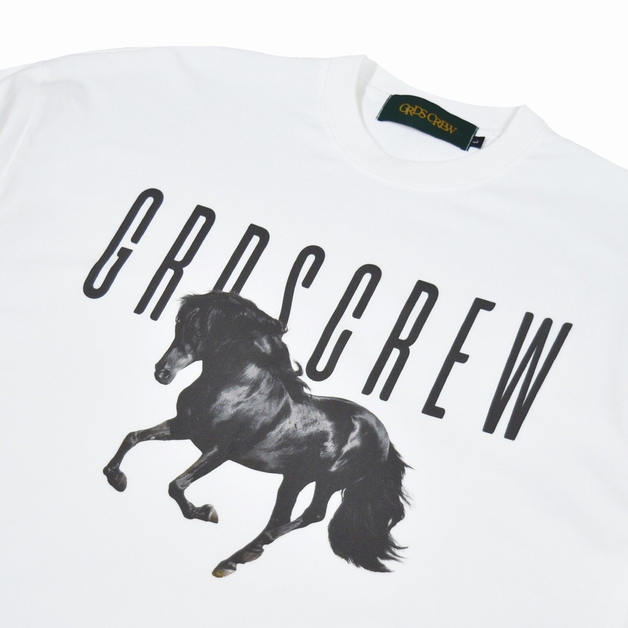 DARK HORSE L/S TEE(白)