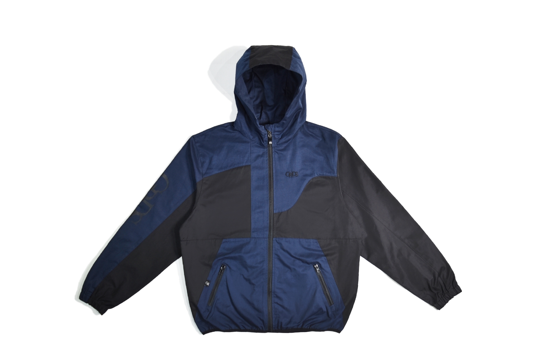 WAVE PATCHWORK MOUTAIN WINDBREAKER(黑藍) WAVE PATCHWORK MOUTAIN WINDBREAKER(黑藍)