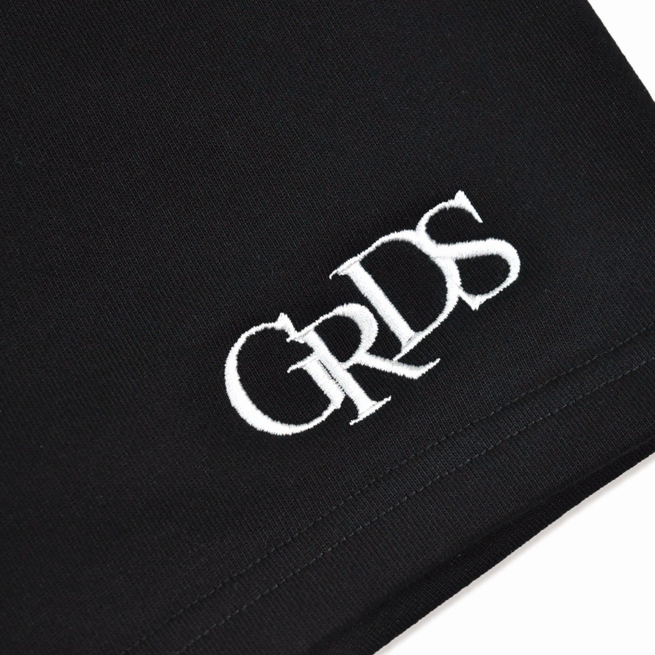 CLASSIC EMBROIDERY COTTON SHORTS(黑/白)