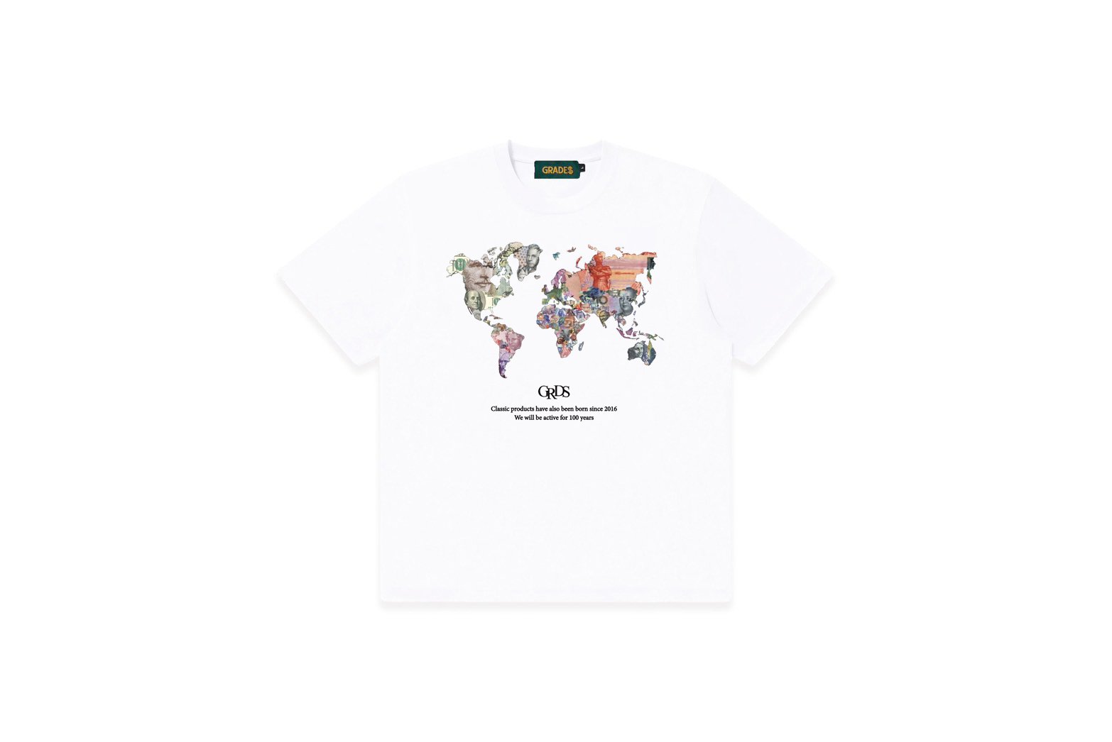 CASH WORLD T-Shirt(白)