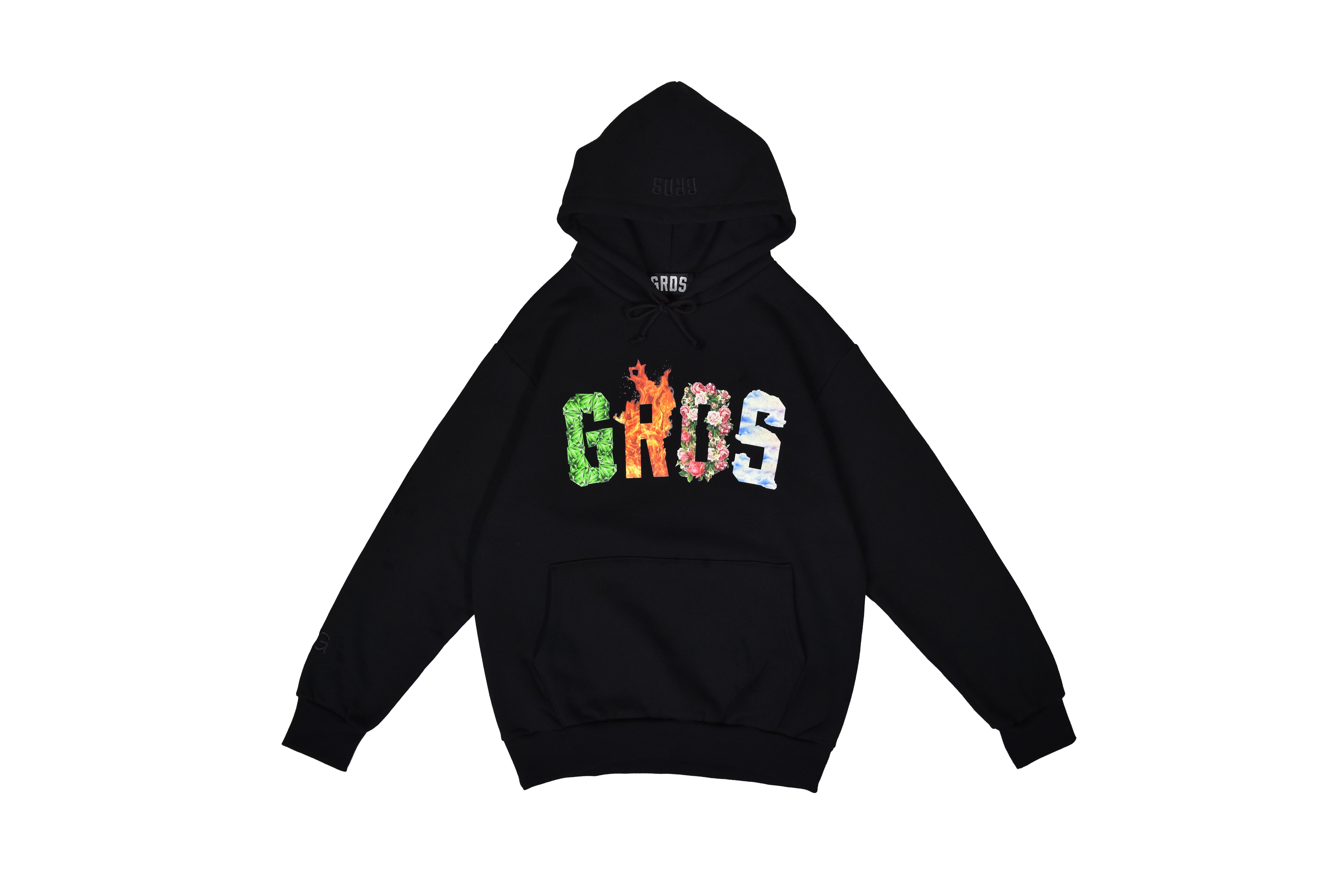 Overdose Logo Hoodie 經典四元素連帽衫(黑) Overdose Logo Hoodie 經典四元素連帽衫(黑)