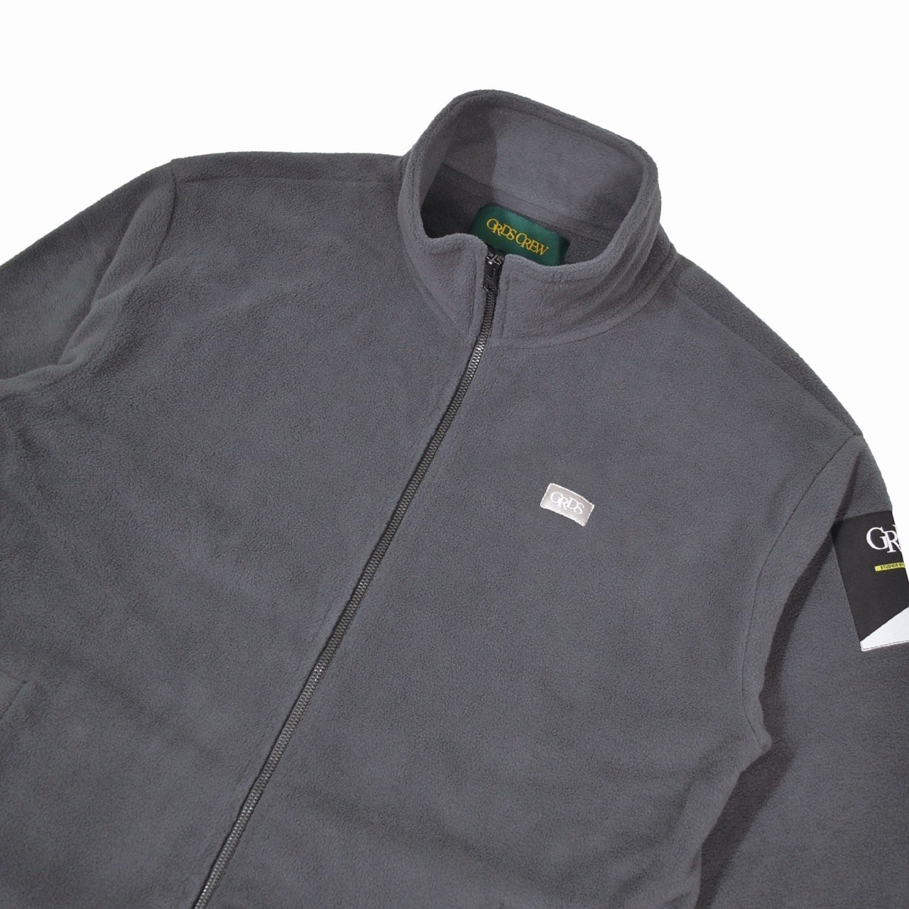 LABEL FLEECE JACKET(灰)