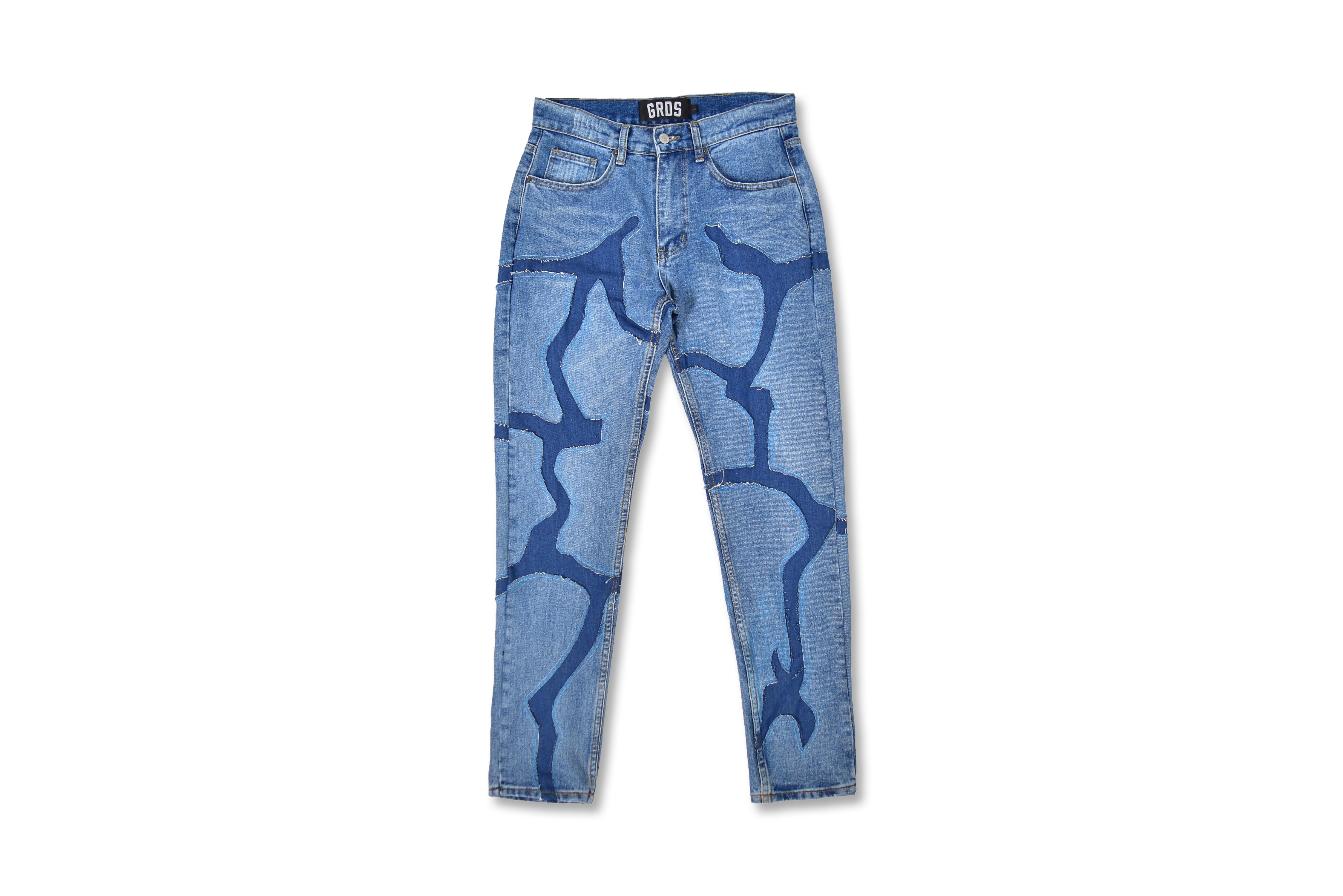 RIVER PATCH JEANS(藍) RIVER PATCH JEANS(藍)