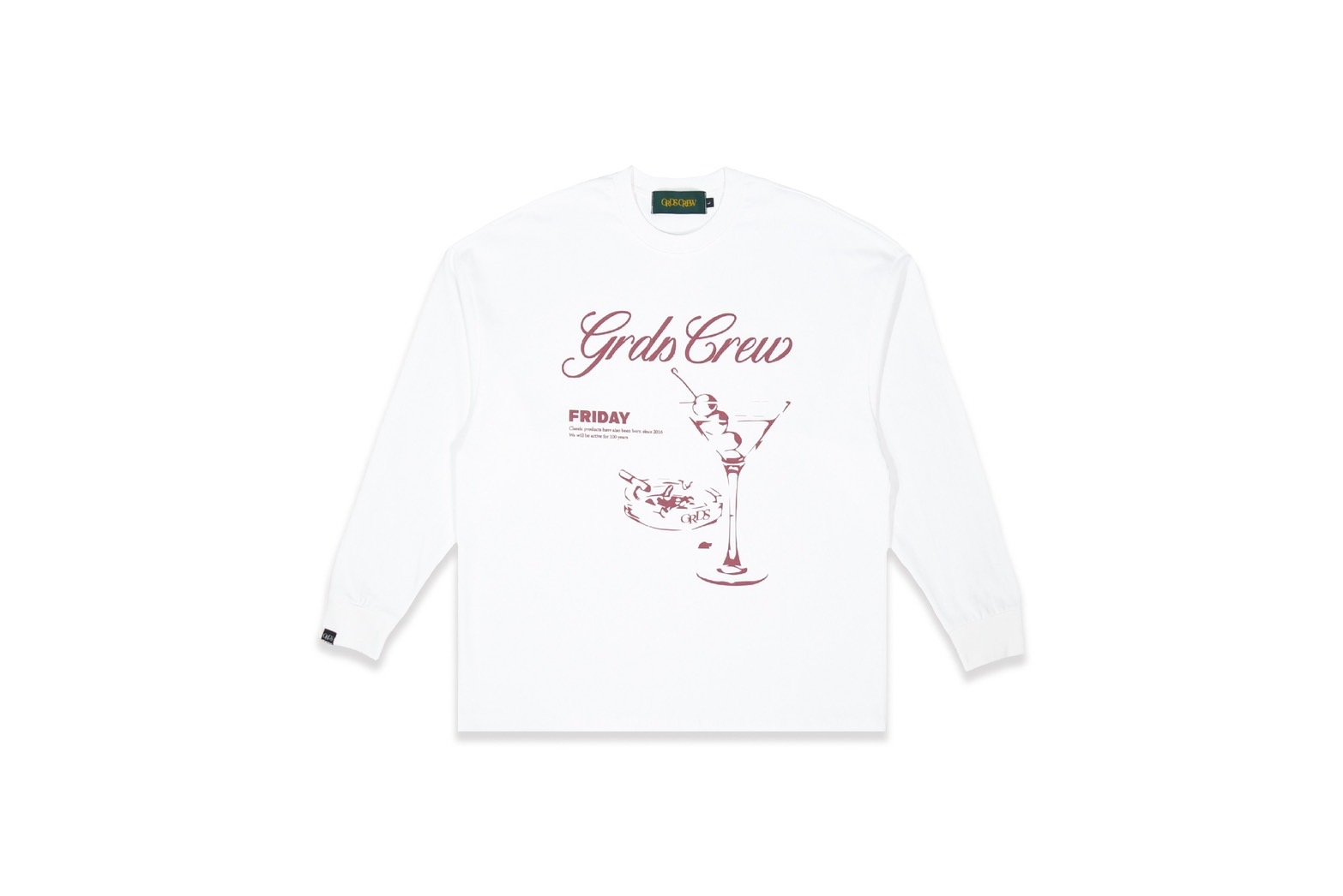 CHILLNIGHT L/S TEE(白) CHILLNIGHT L/S TEE(白)