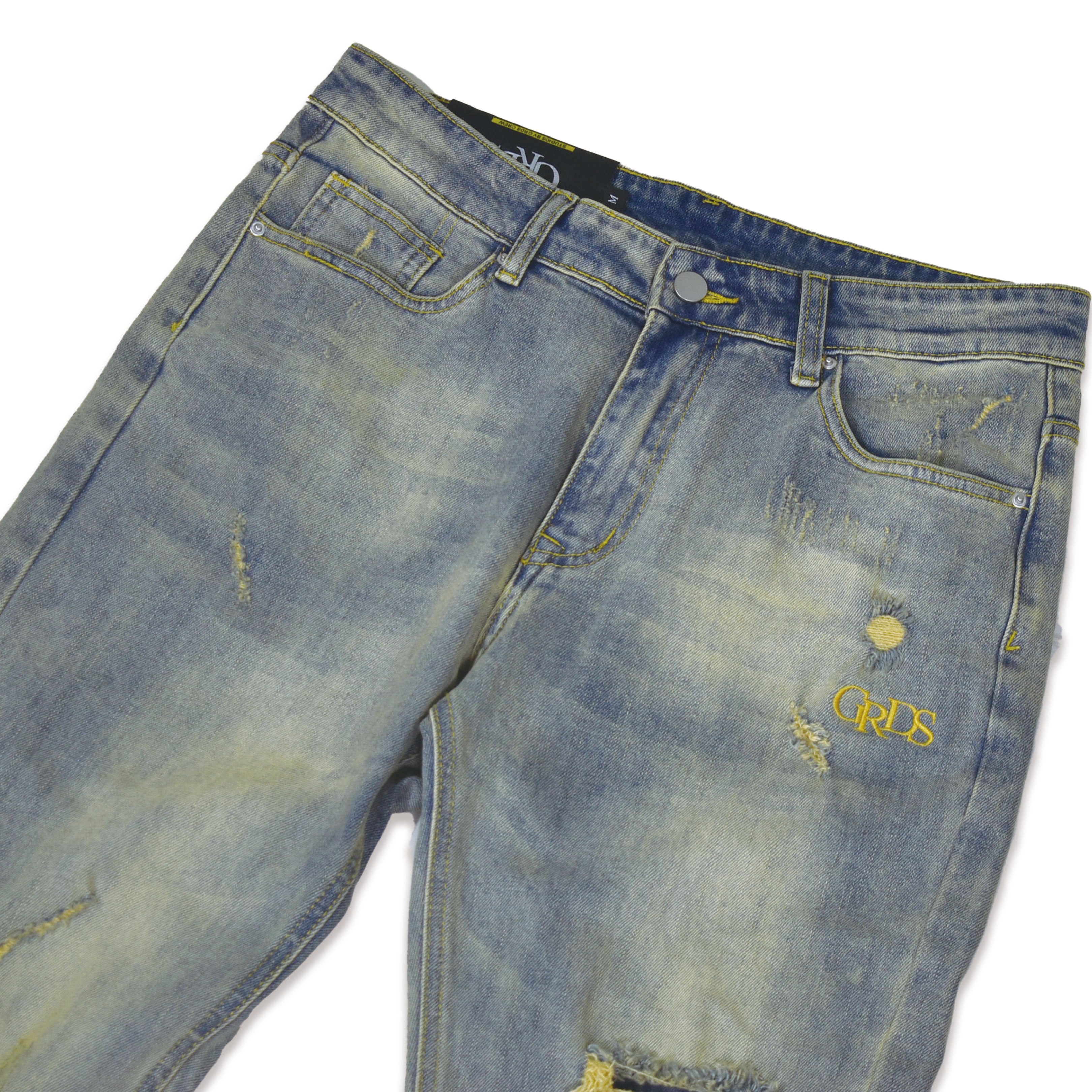 CLASSIC LOGO VINTAGE WASHED JEANS
