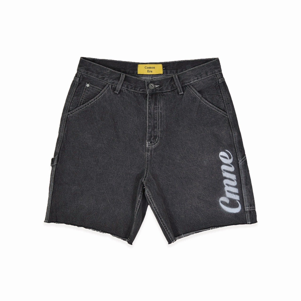 CMNE CARPENTER DENIM SHORTS(水洗黑)