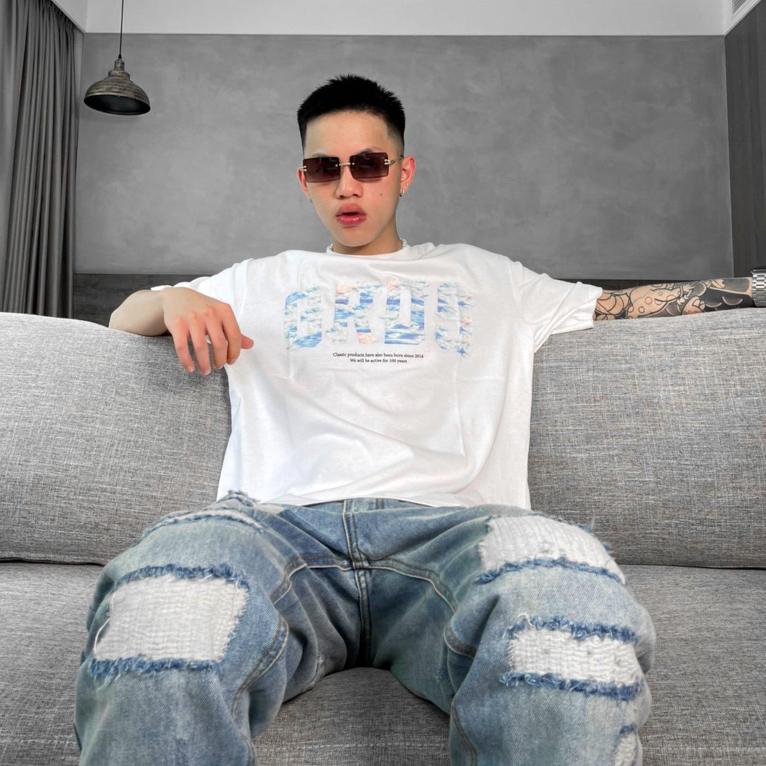 STAY HIGH WAY 經典雲朵短袖上衣