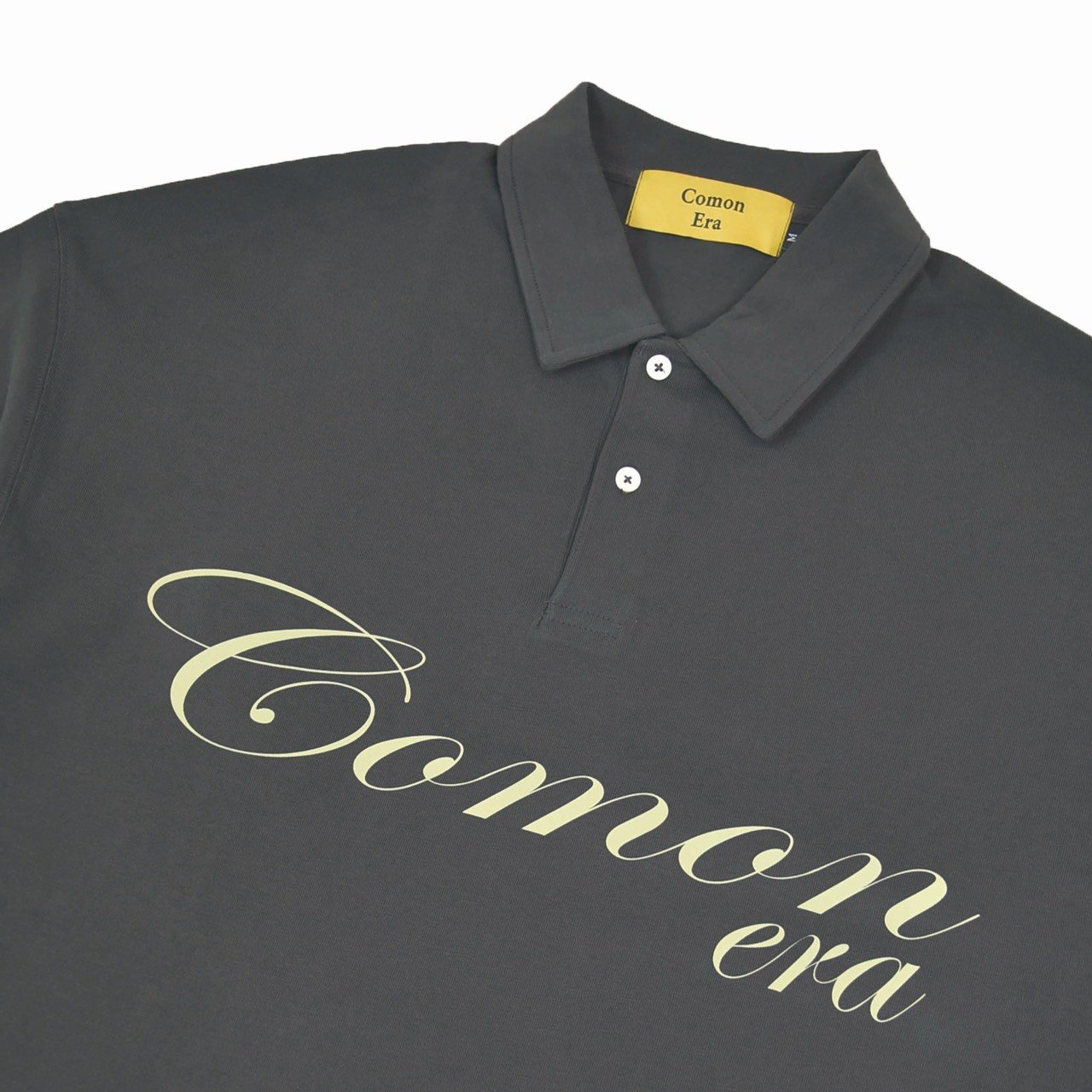 CURSIVE POLO TEE(灰)
