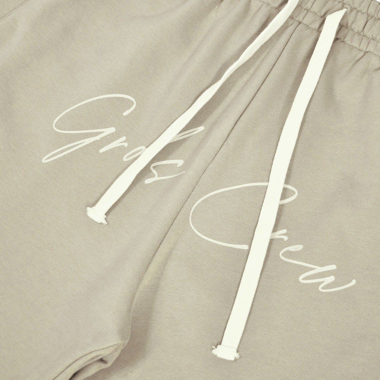 HANDWRITING LOGO COTTON SHORTS(卡其)