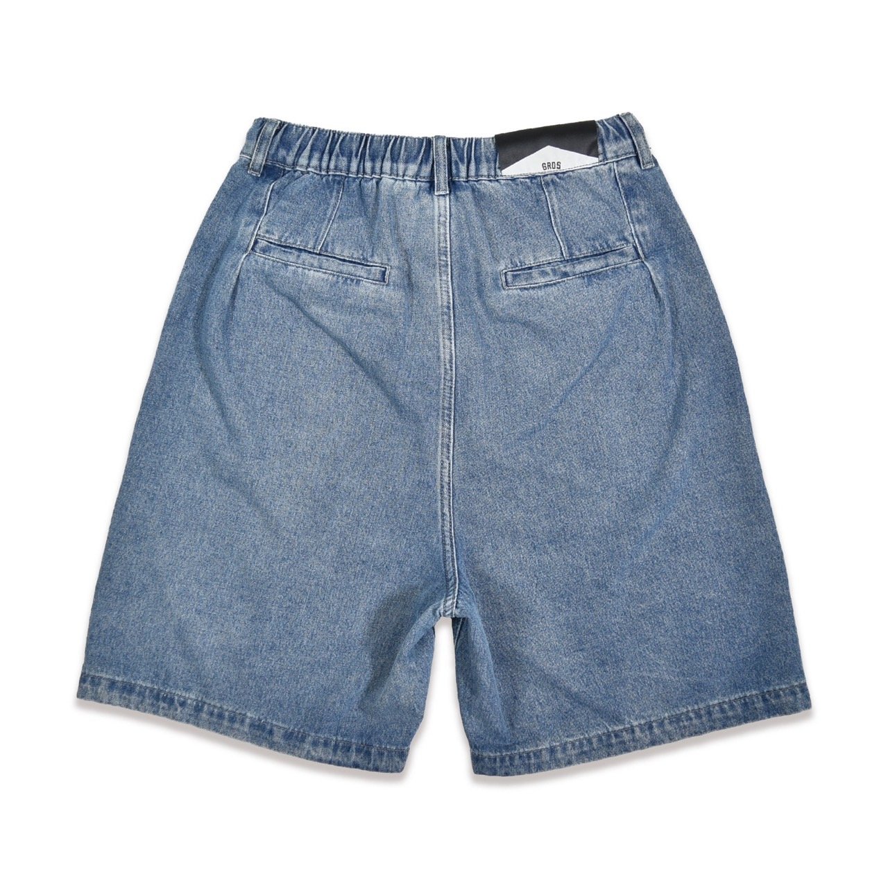 SQUIGGLE DENIM SHORTS(藍)