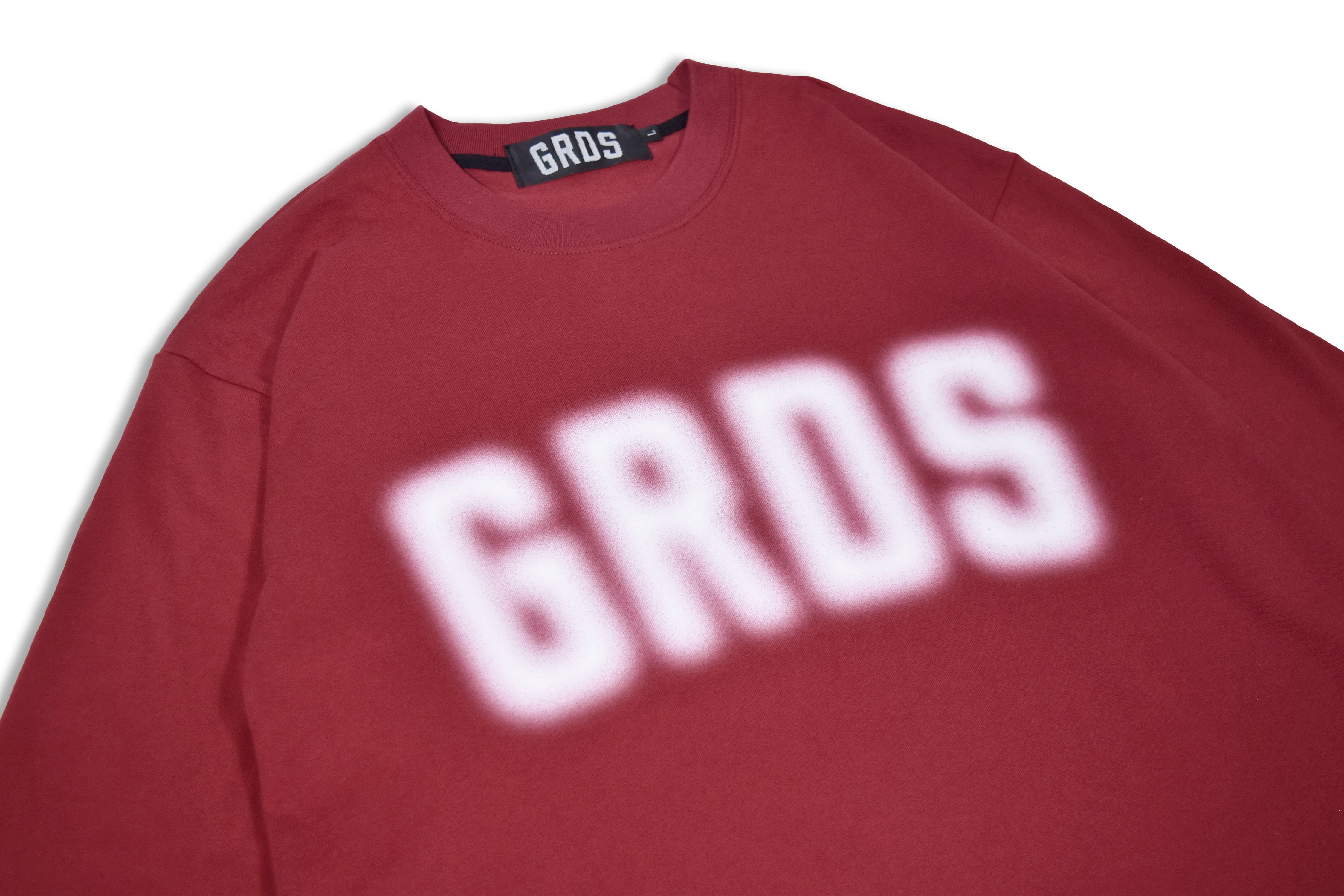 OUT OF FOCUS LOGO L/S TEE(紅)