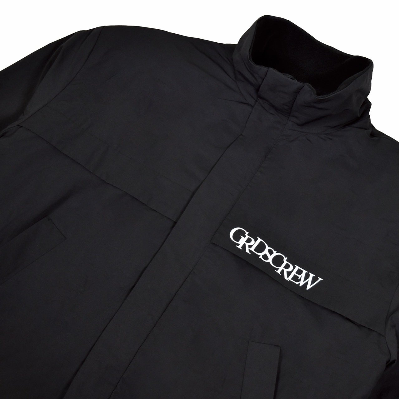 DOUBLE-LAYER FLEECE WINDBREAKER(黑)