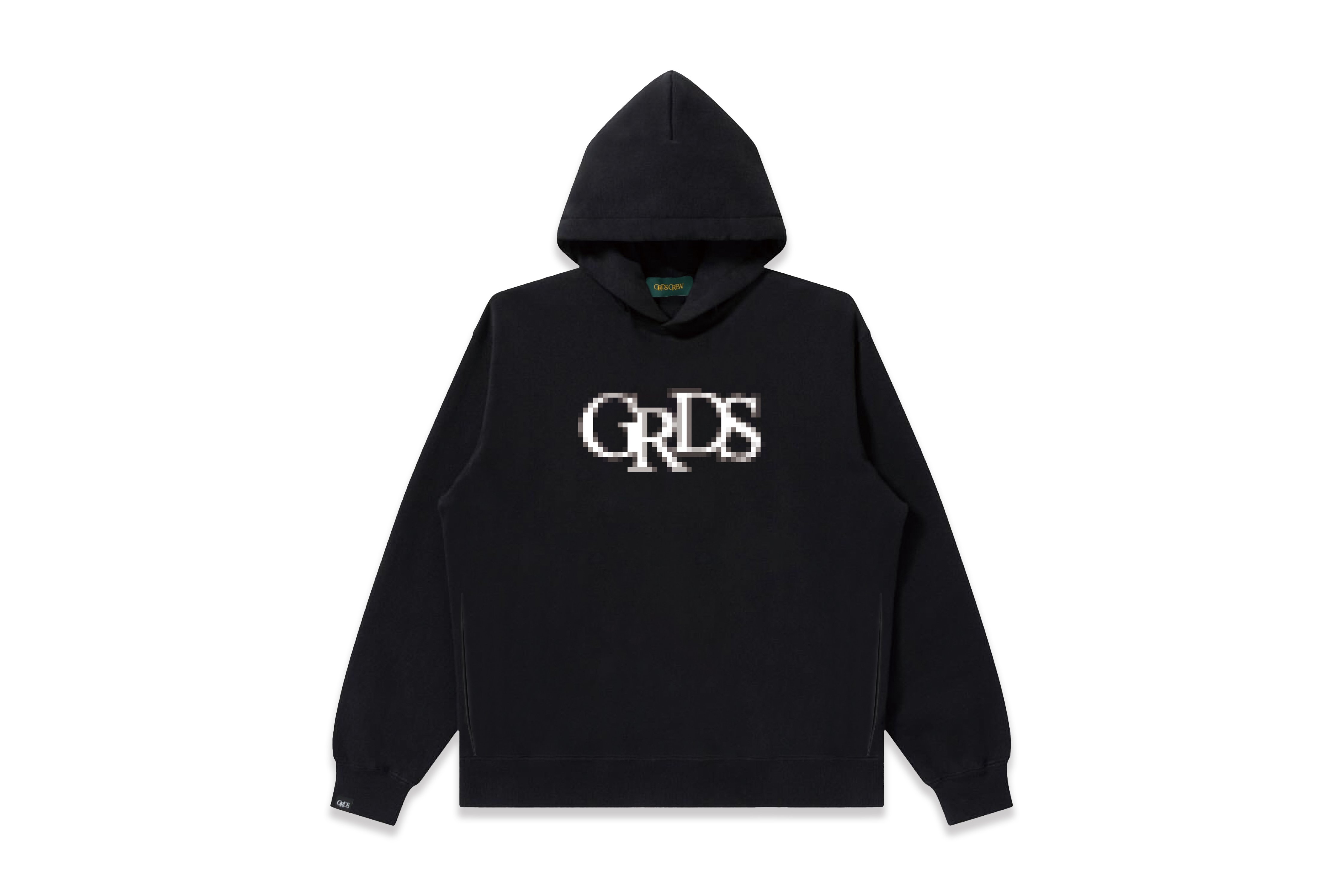 GRDS PIXEL LOGO HOODIE(黑) GRDS PIXEL LOGO HOODIE(黑)
