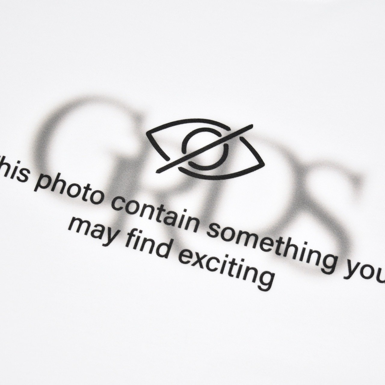 SENSITIVE CONTENT T-Shirt(白)