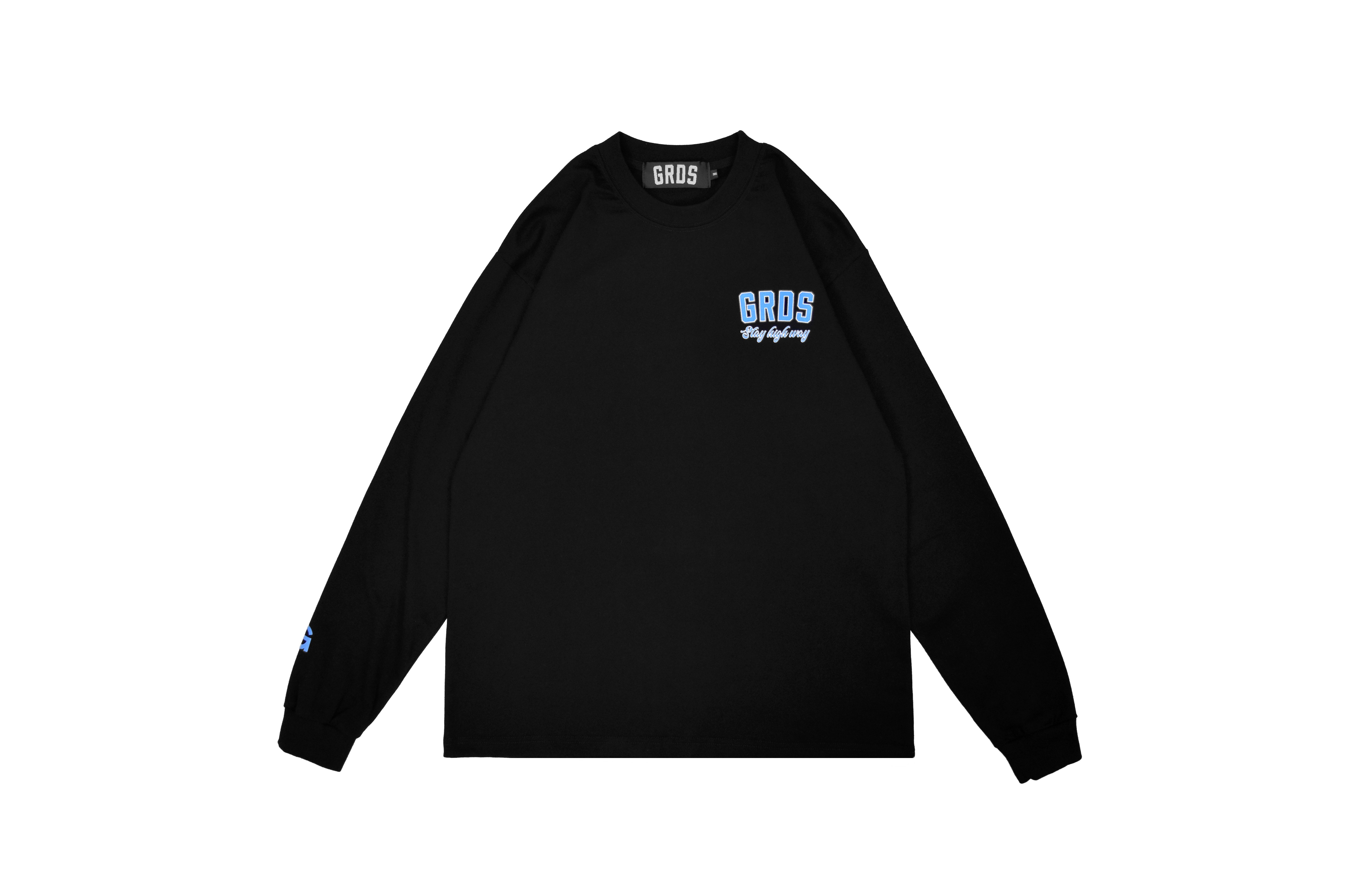 STAY HIGH WAY L/S T-Shirt 雲朵薄長袖(黑)