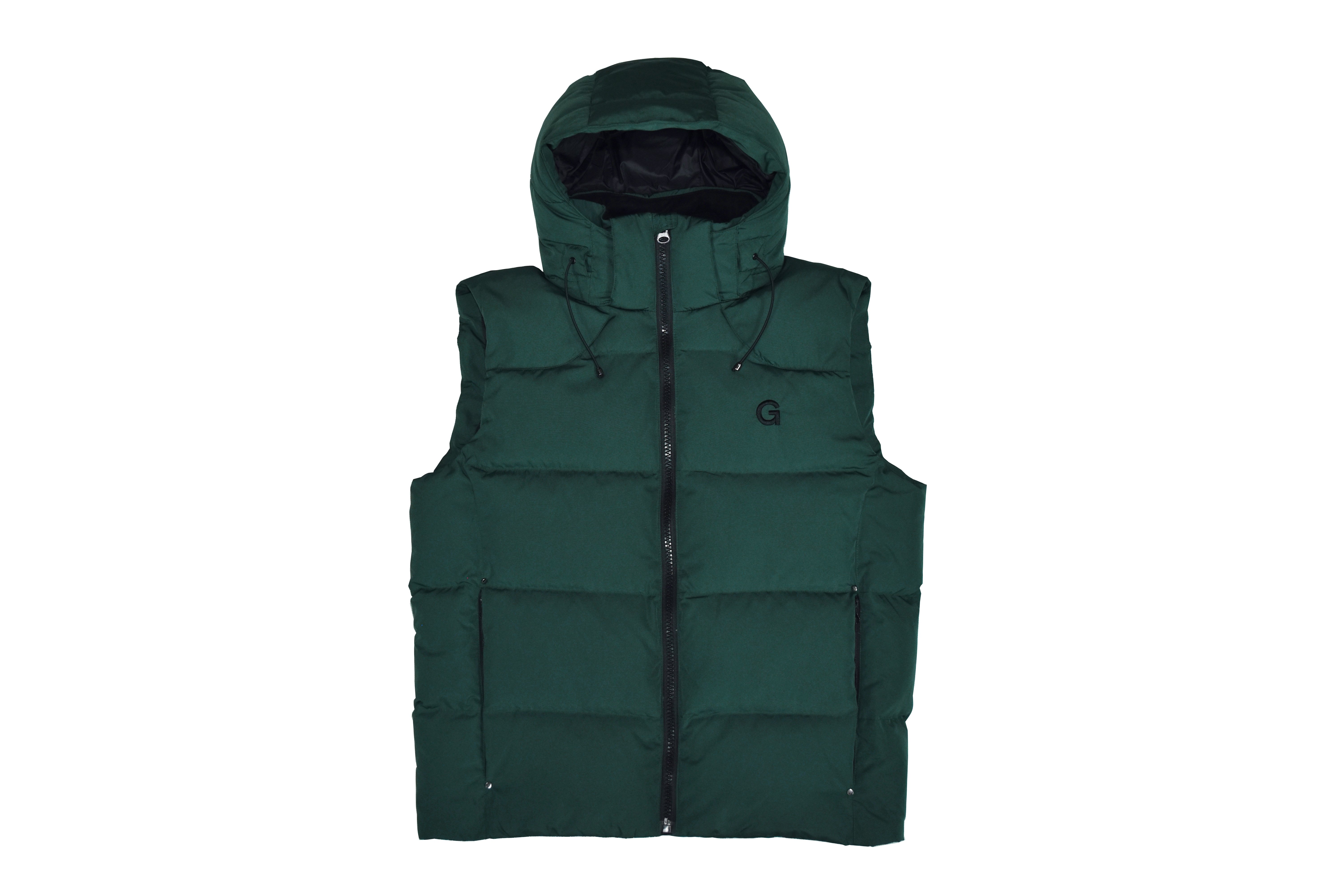 G-Down Vest 高級羽絨背心外套(墨綠) G-Down Vest 高級羽絨背心外套(墨綠)
