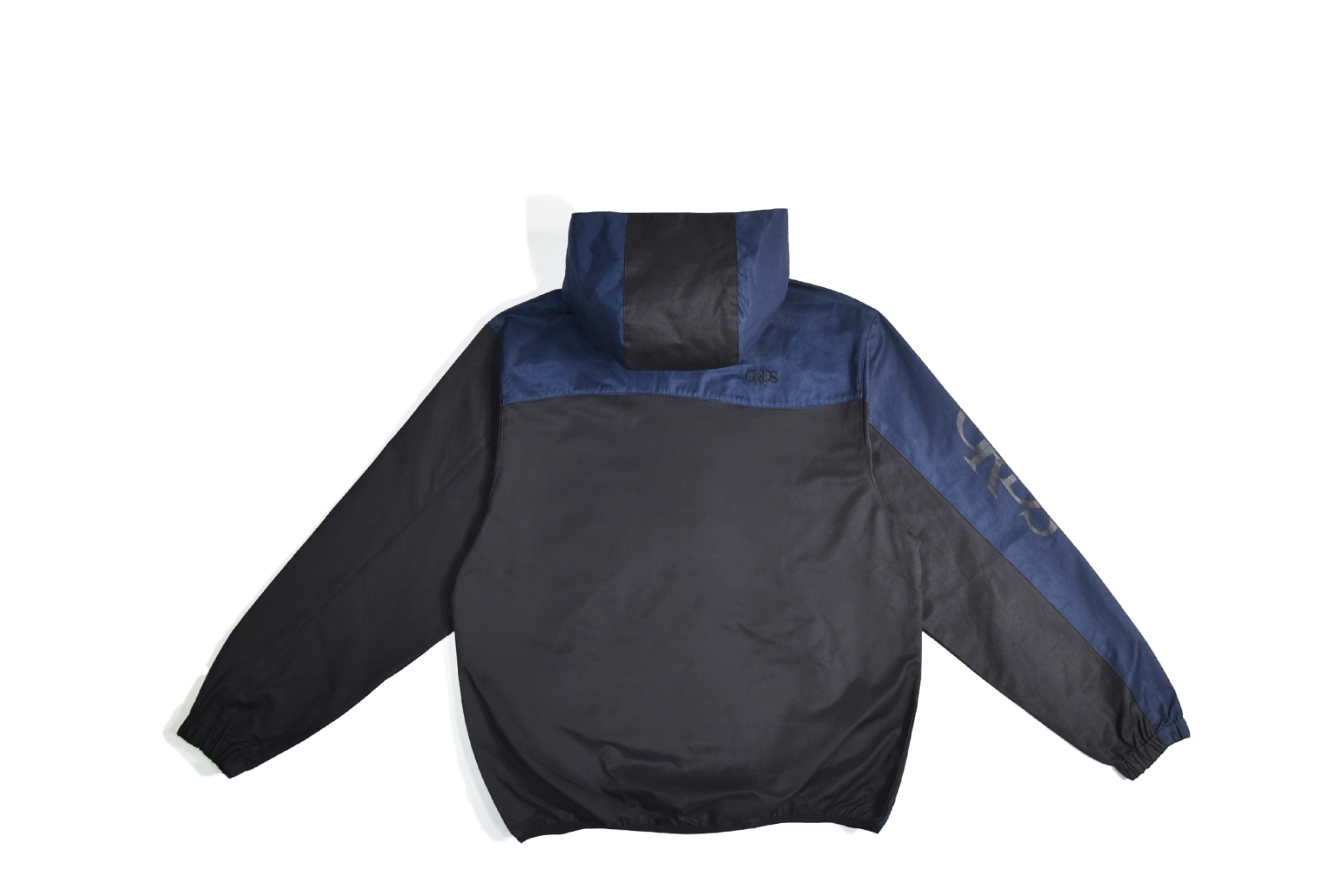 WAVE PATCHWORK MOUTAIN WINDBREAKER(黑藍)