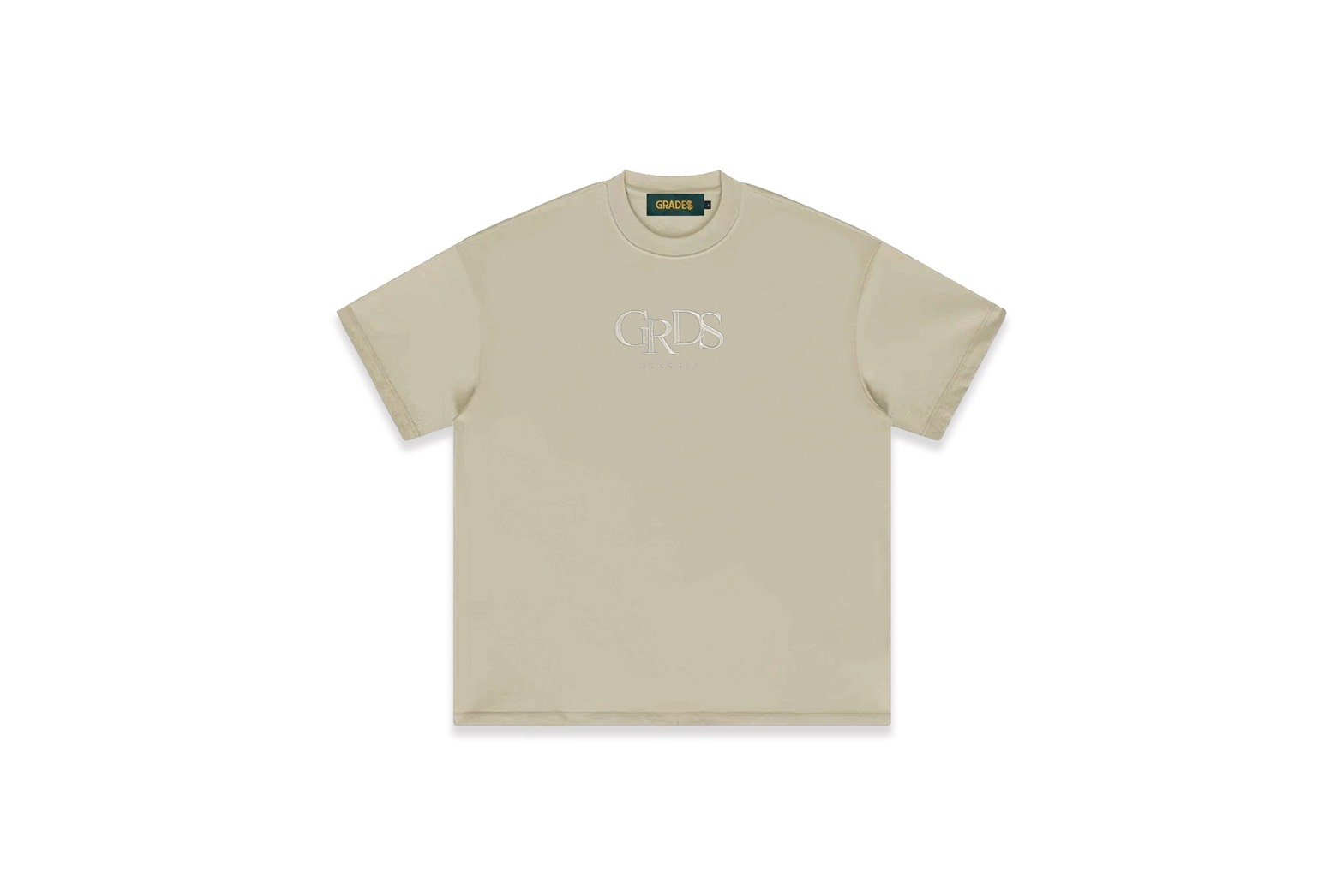 CLASSIC EMBROIDERY T-Shirt(卡其/米)