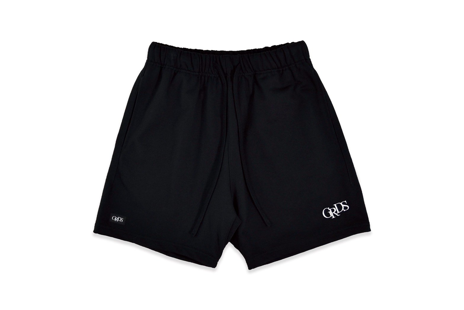 CLASSIC EMBROIDERY COTTON SHORTS(黑/白)