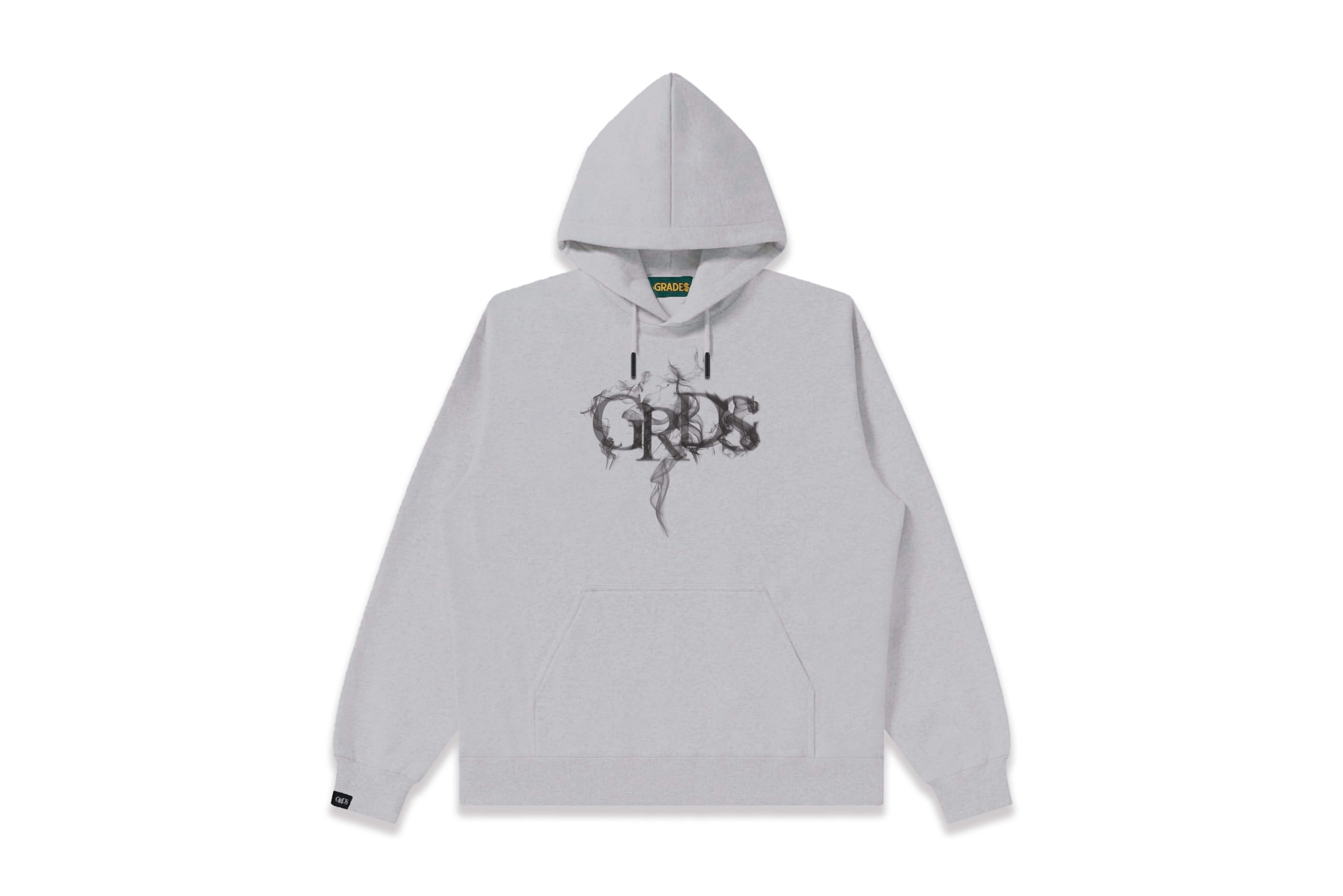 GRDS SMOKE LOGO HOODIE(灰/黑) GRDS SMOKE LOGO HOODIE(灰/黑)