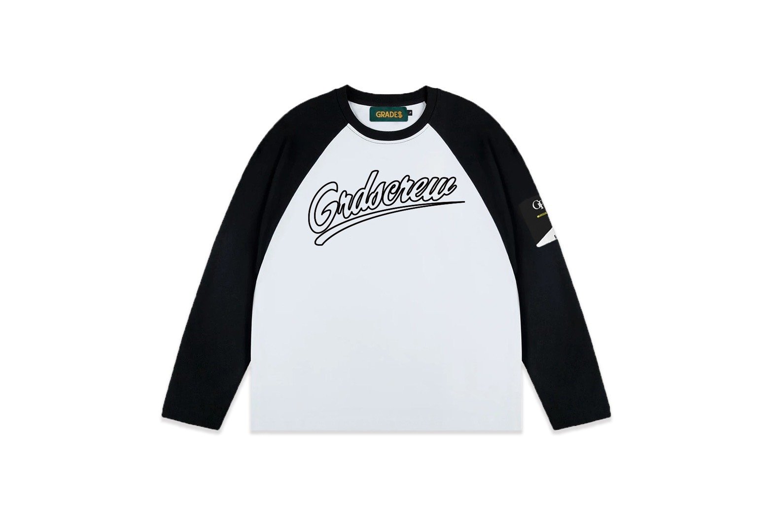 BASEBALL LOGO RAGLAN L/S Tee(黑)