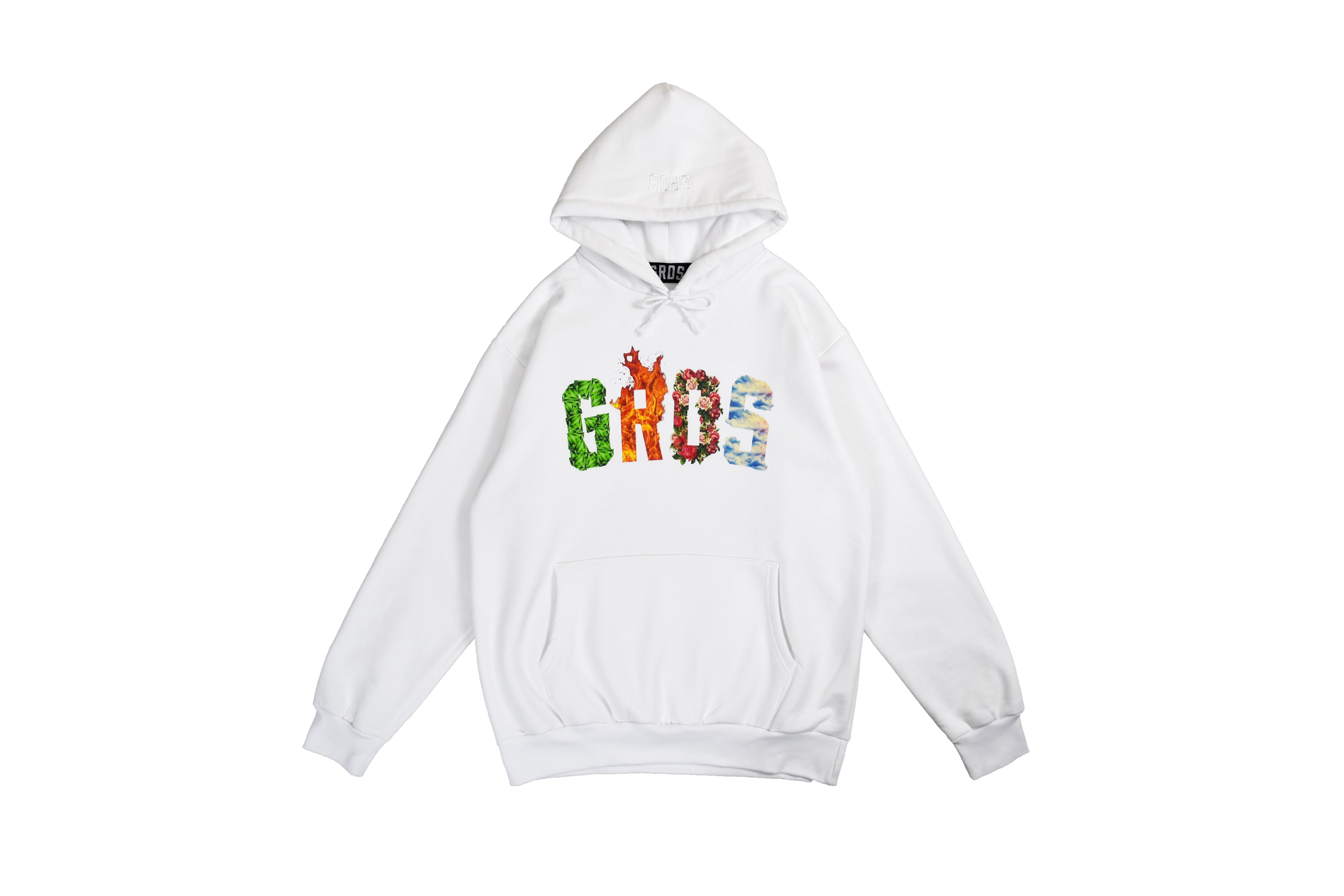 Overdose Logo Hoodie 經典四元素帽T(白) Overdose Logo Hoodie 經典四元素帽T(白)