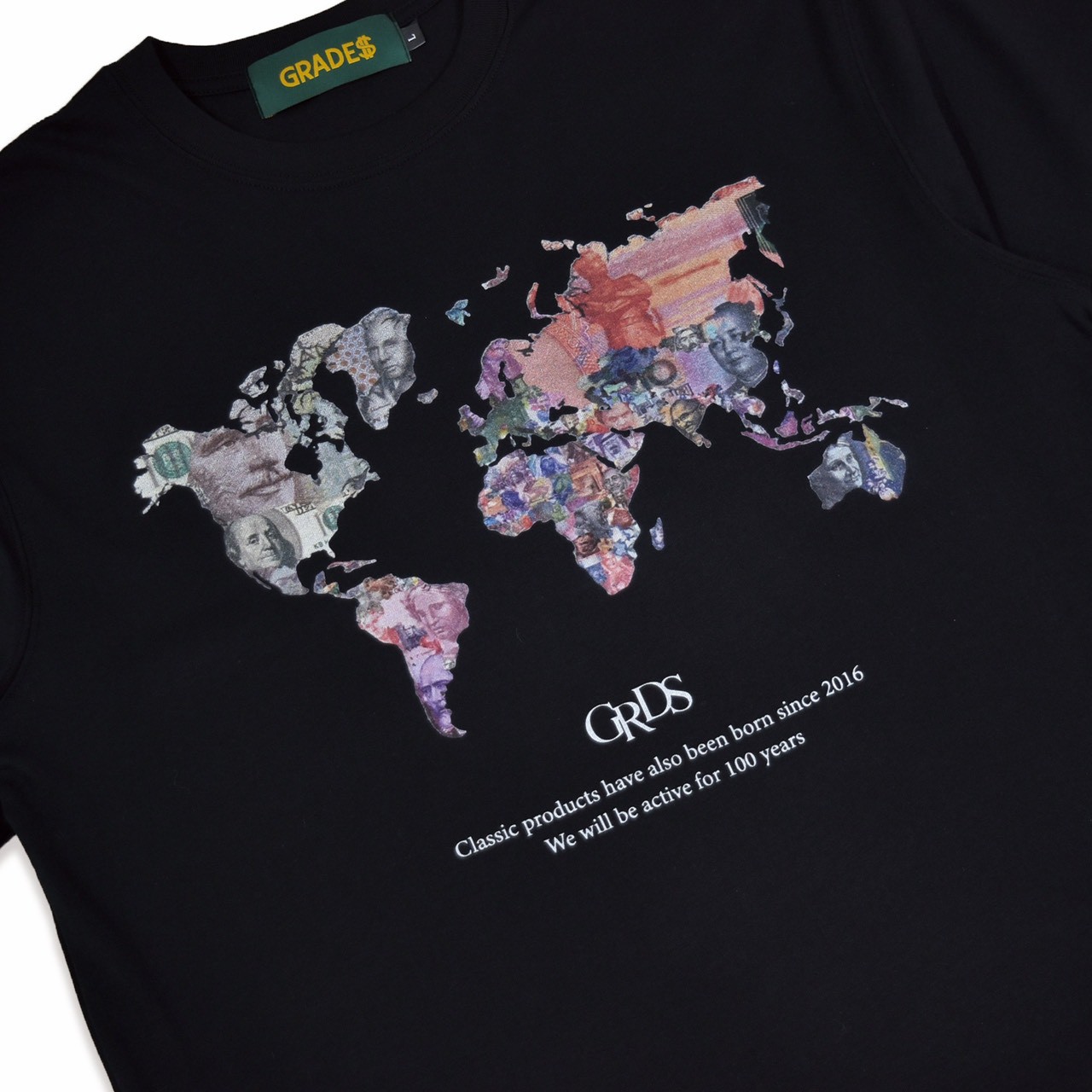 CASH WORLD T-Shirt(黑)