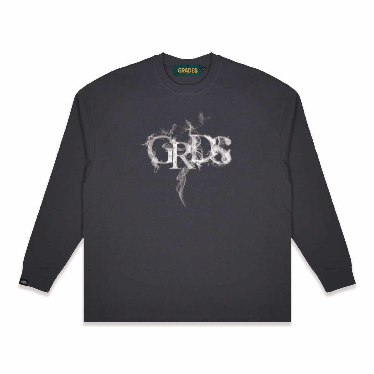 SMOKE LOGO L/S Tee(深灰)