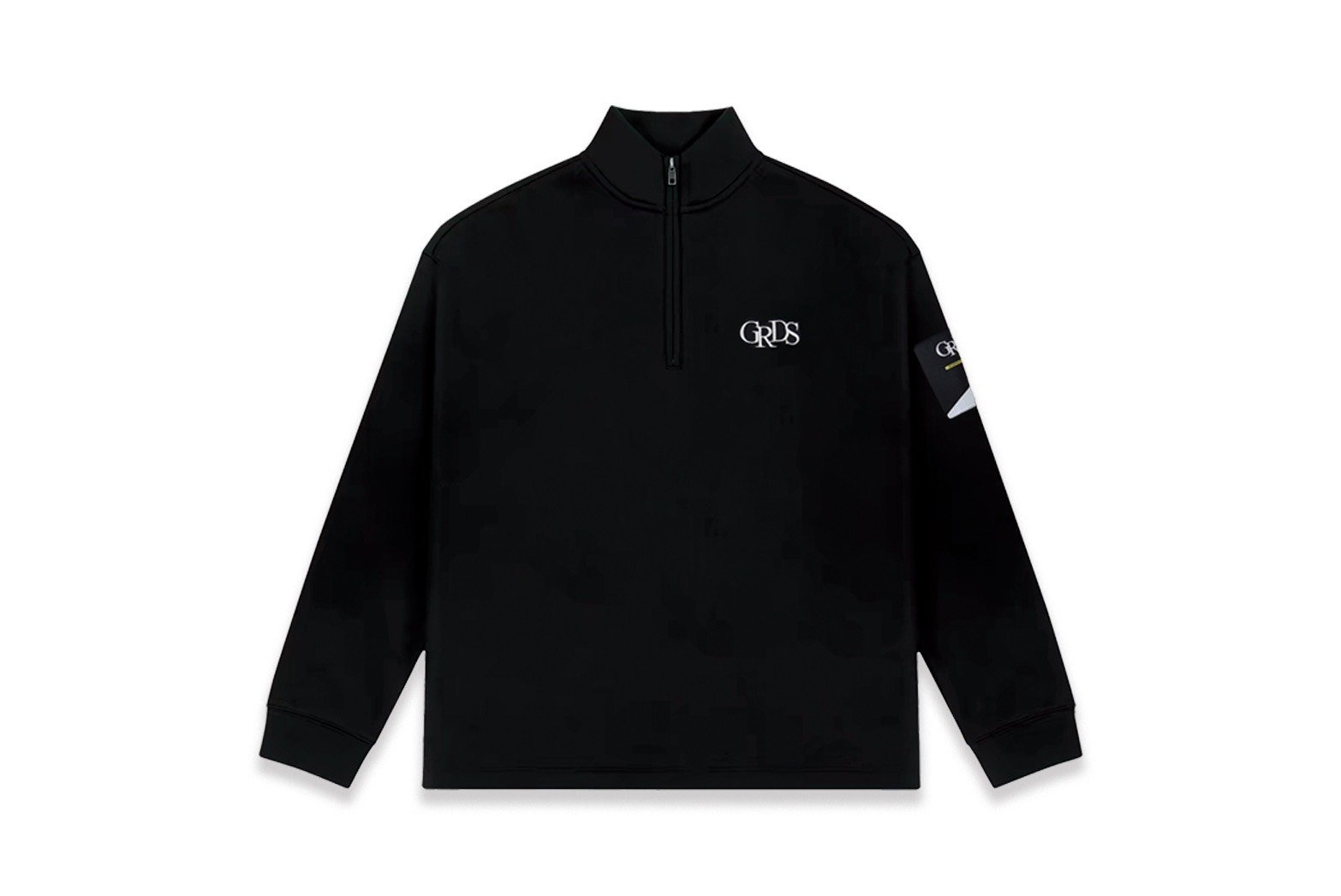 CLASSIC LOGO HALF ZIP SWEATSHIRT(黑)