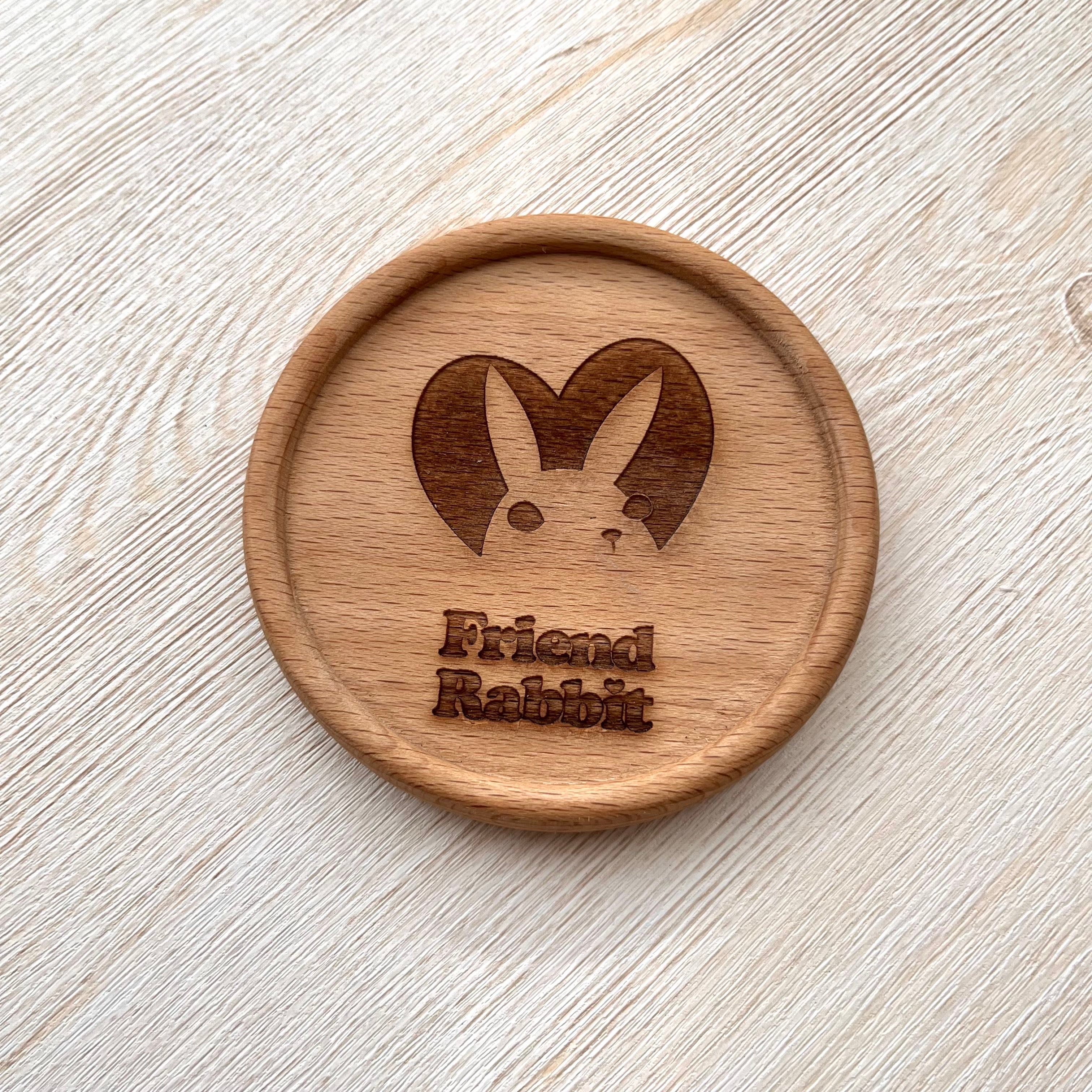 品牌獨家 實木 櫸木質感杯墊 苔球墊