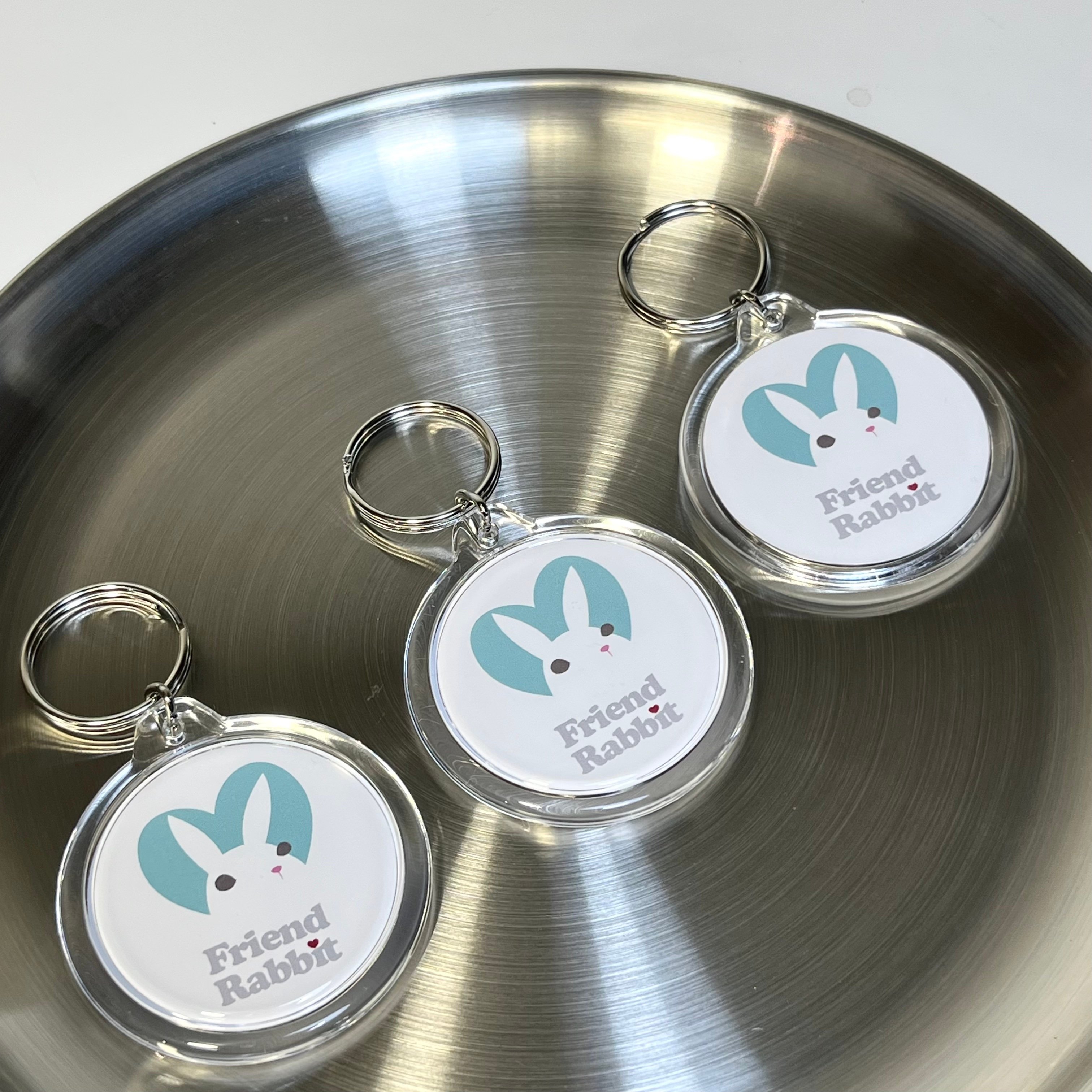 品牌獨家 高透亮壓克力鑰匙圈