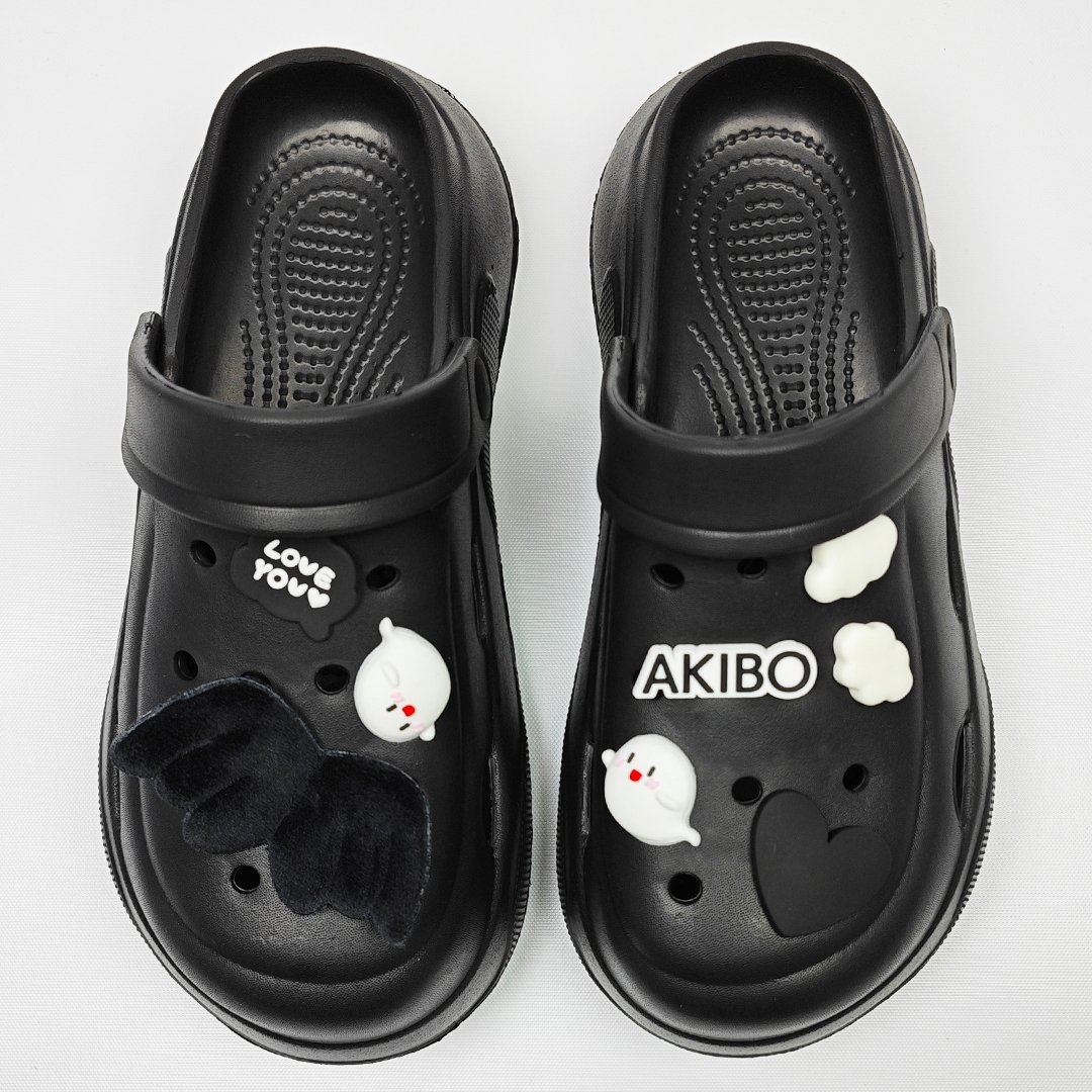 AKIBO愛心小鬼款洞洞鞋扣(七件組)