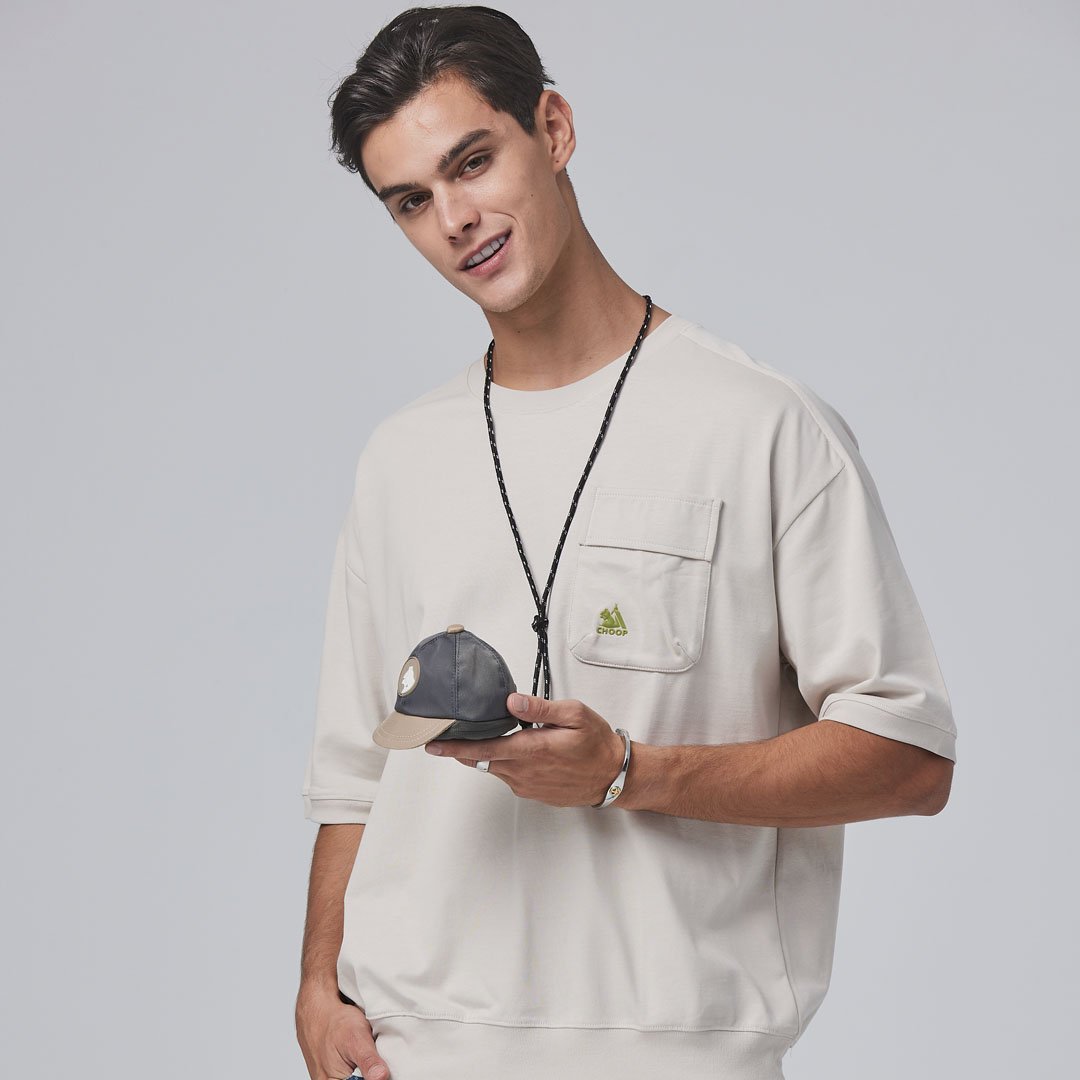 CHOOP防潑水撞色小帽包(第二彈)-鐵灰